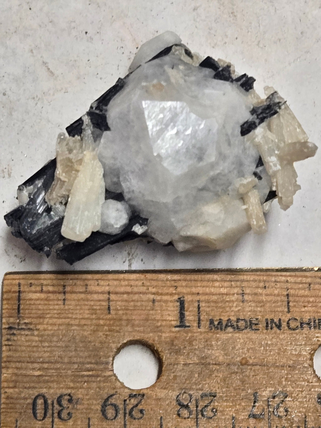 Natrolite analcime aegirine