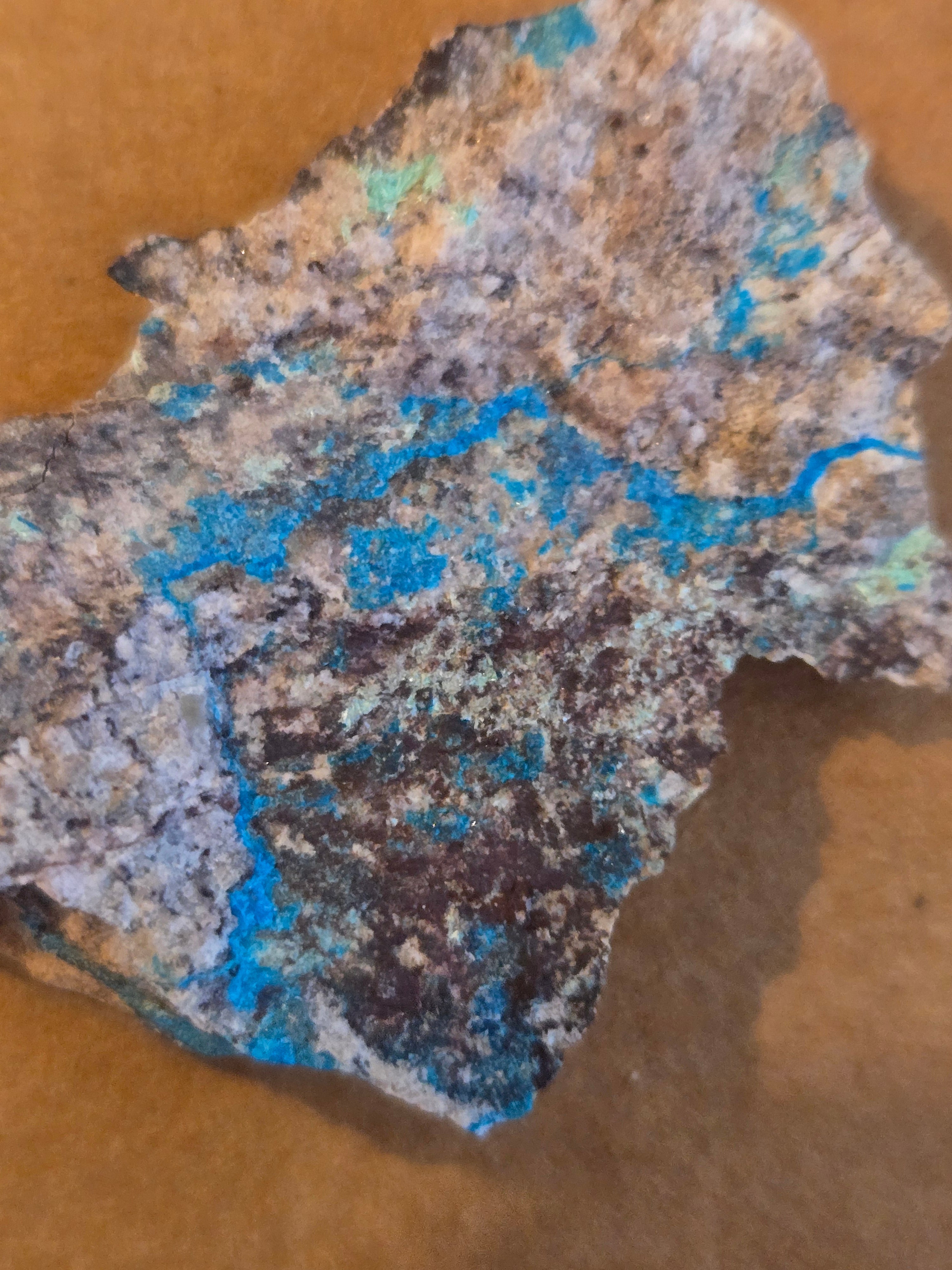 Papagoite with ajoite