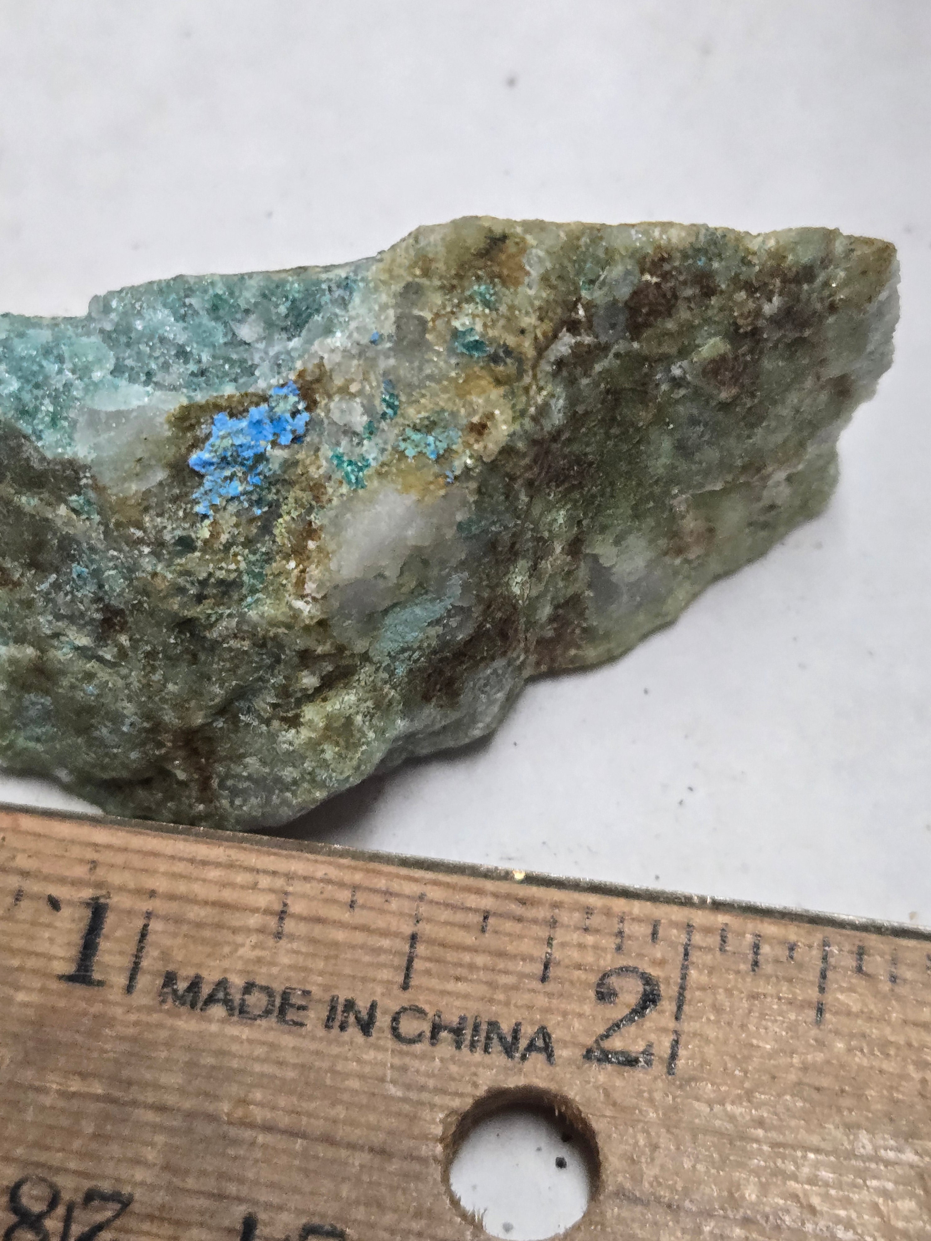 Parnaite cyanotrichite lavendulan