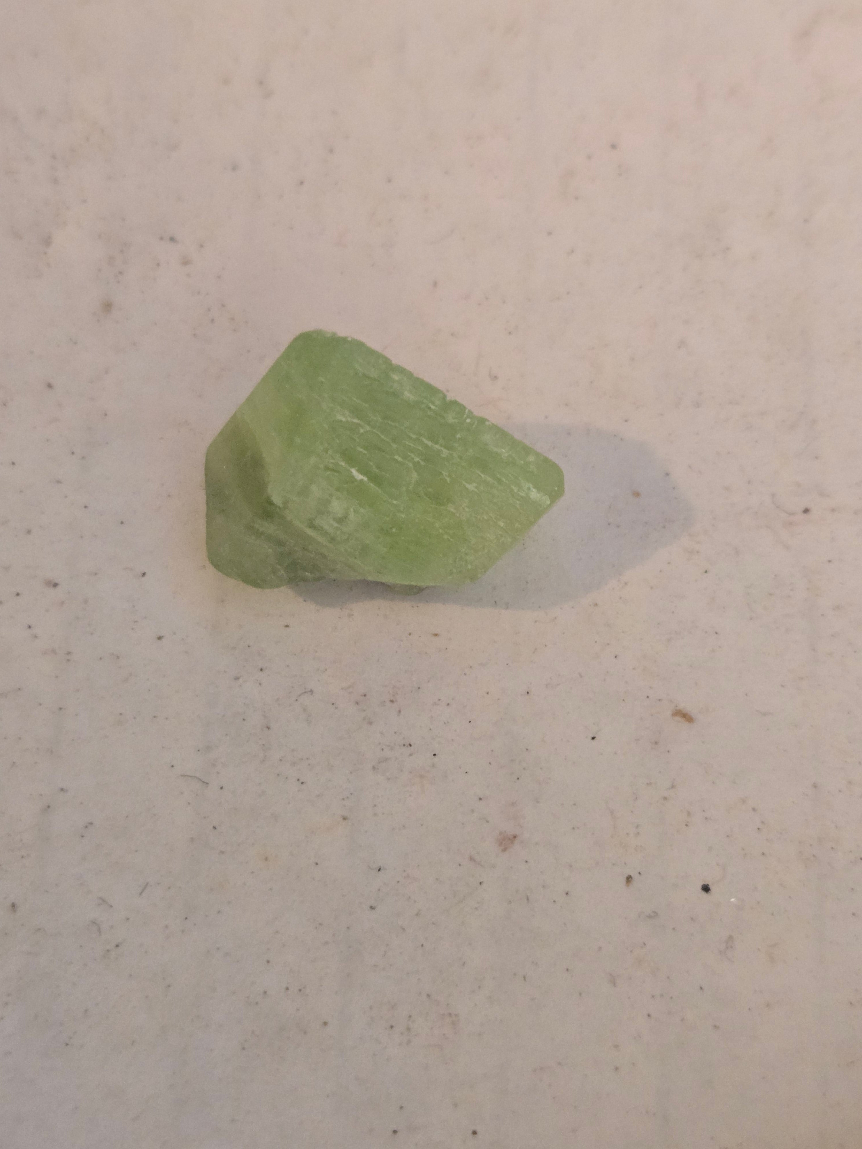 Peridot crystal