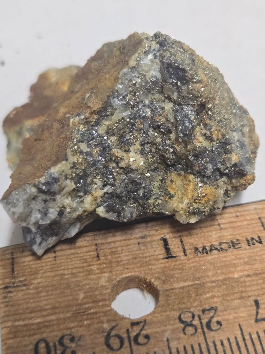 Petzite tetrahedrite pyrite specimen