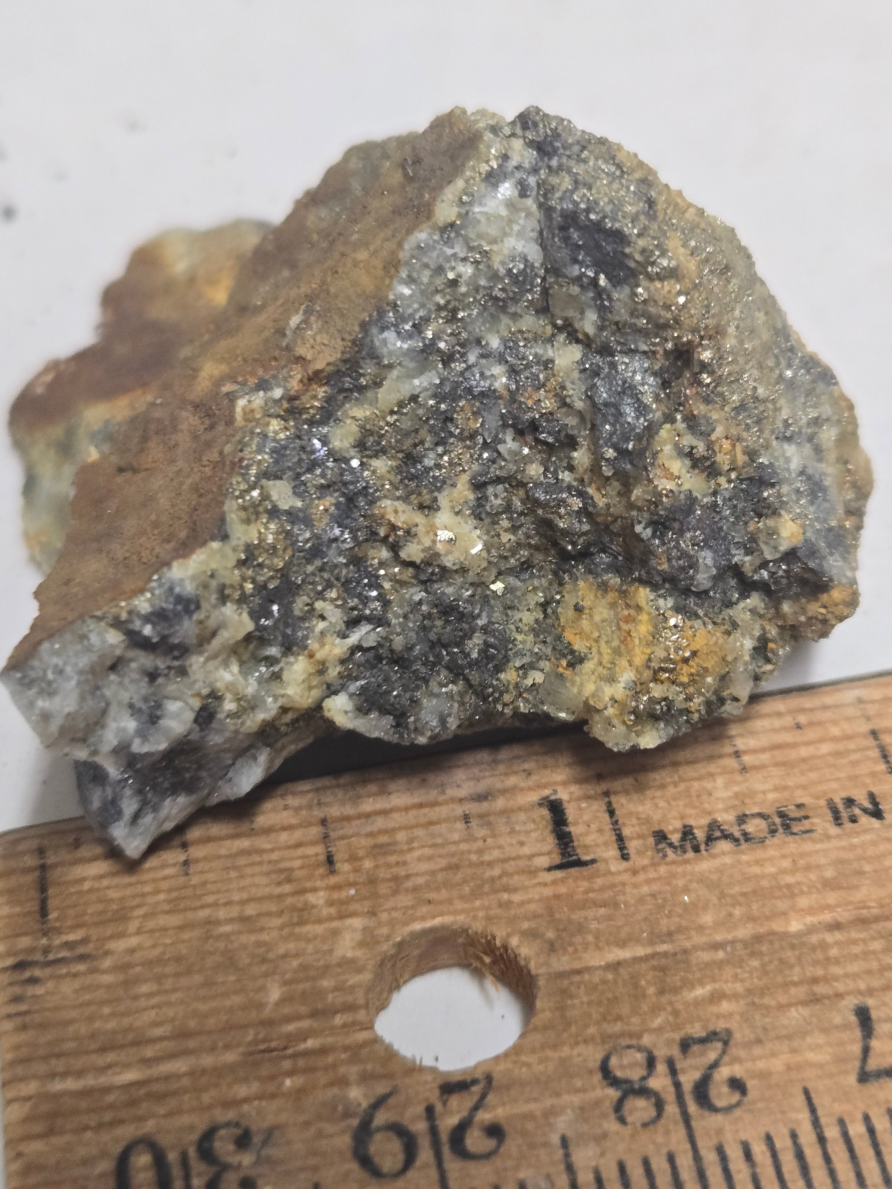 Petzite tetrahedrite pyrite specimen