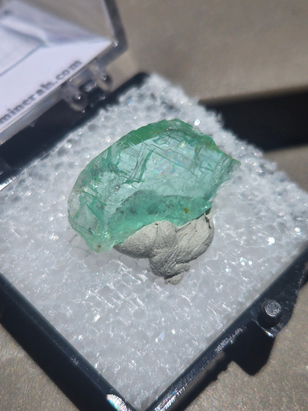 Phosphophyllite crystal