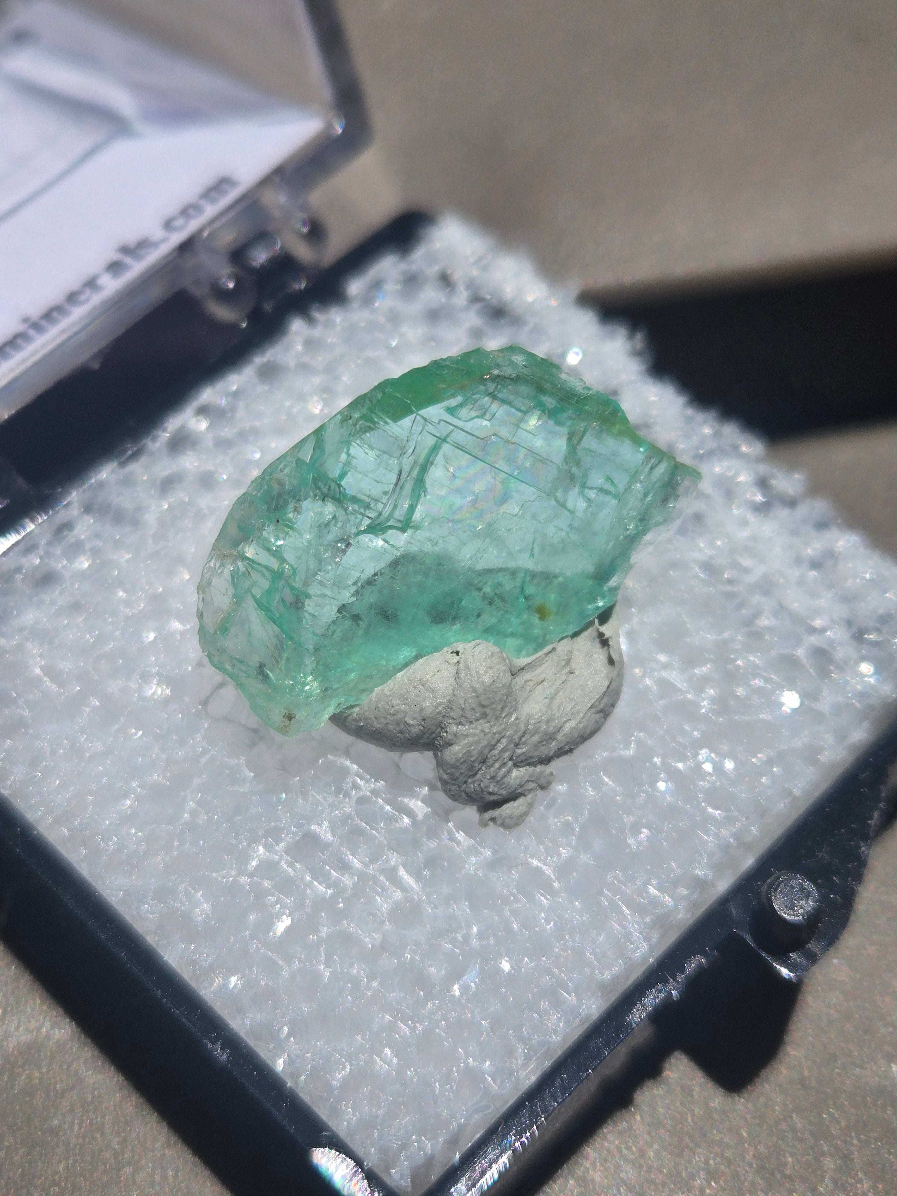 Phosphophyllite crystal