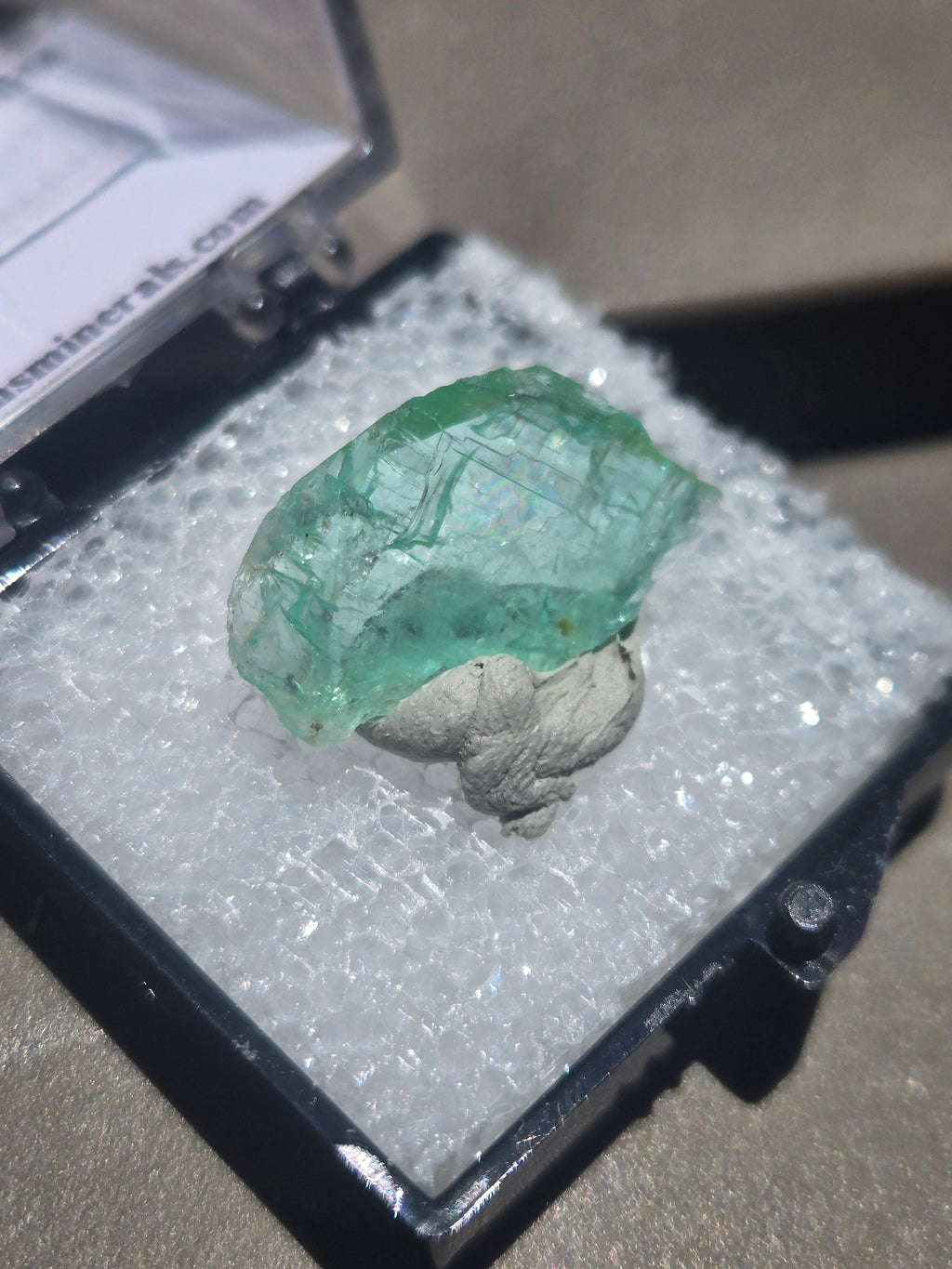 Phosphophyllite crystal