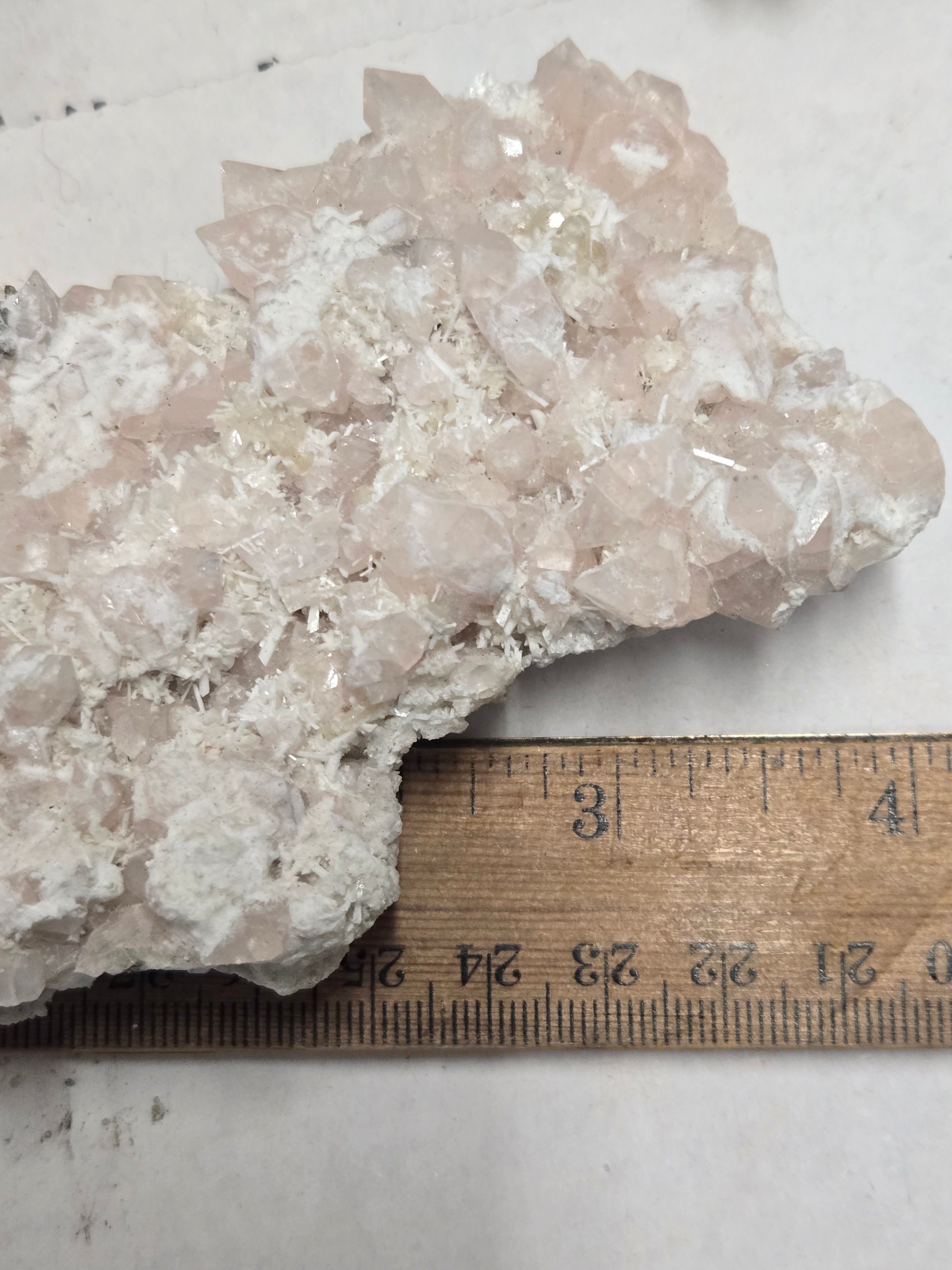 Pink Apophyllite specimen