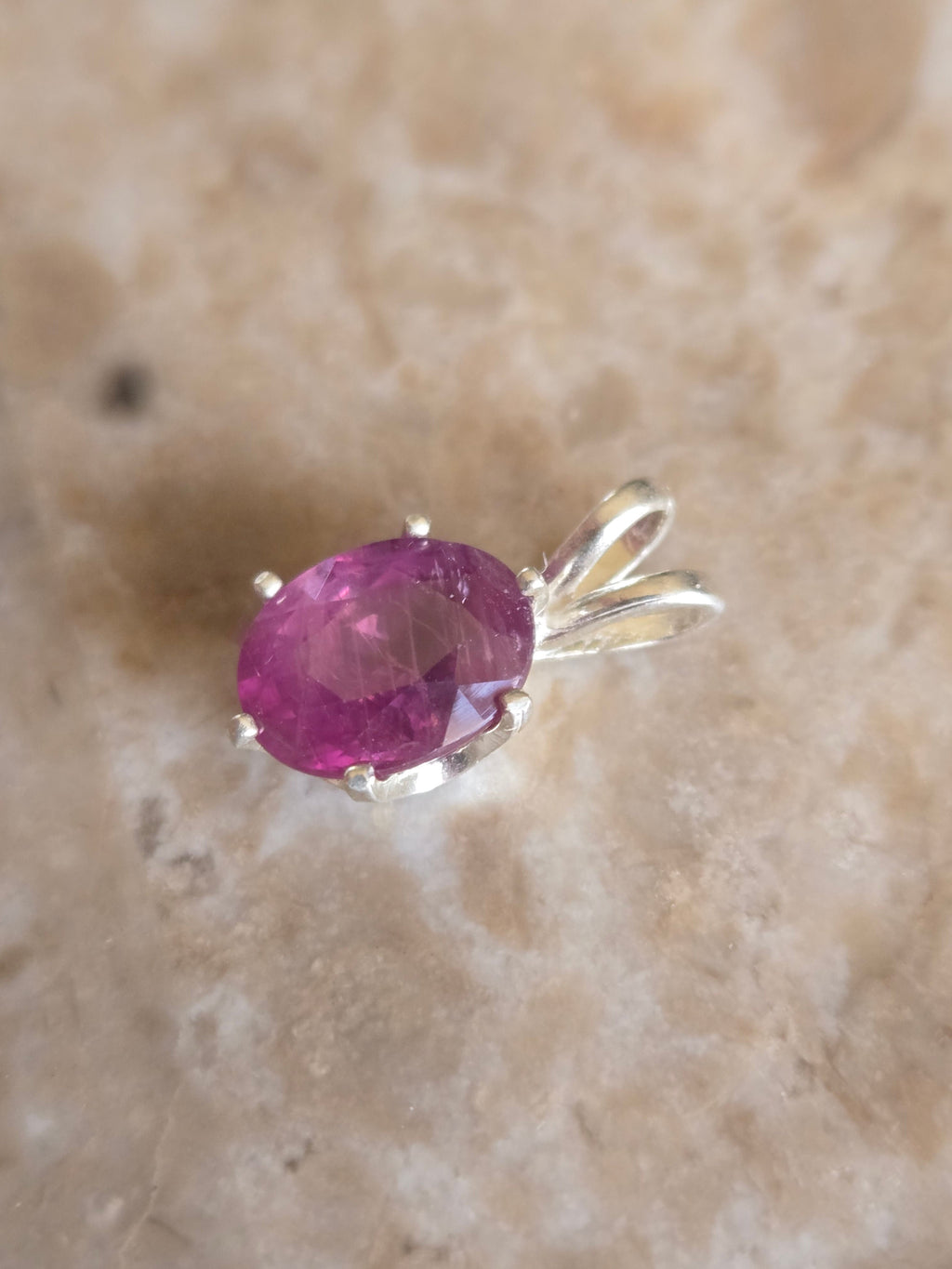 Pink Sapphire Pendant
