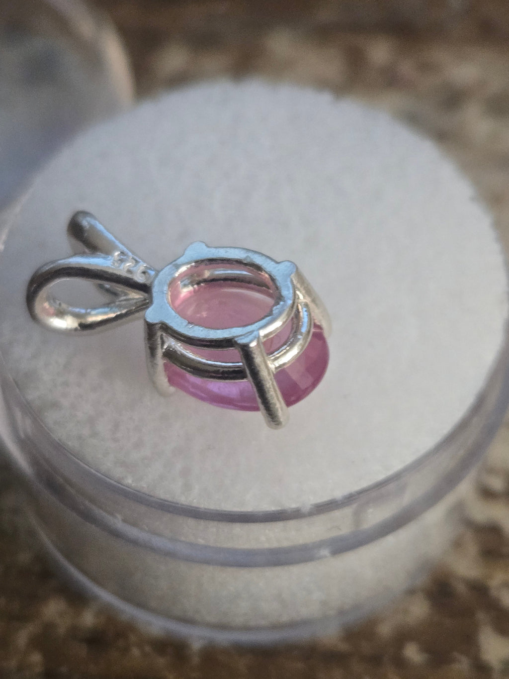 Pink Tourmaline Pendant
