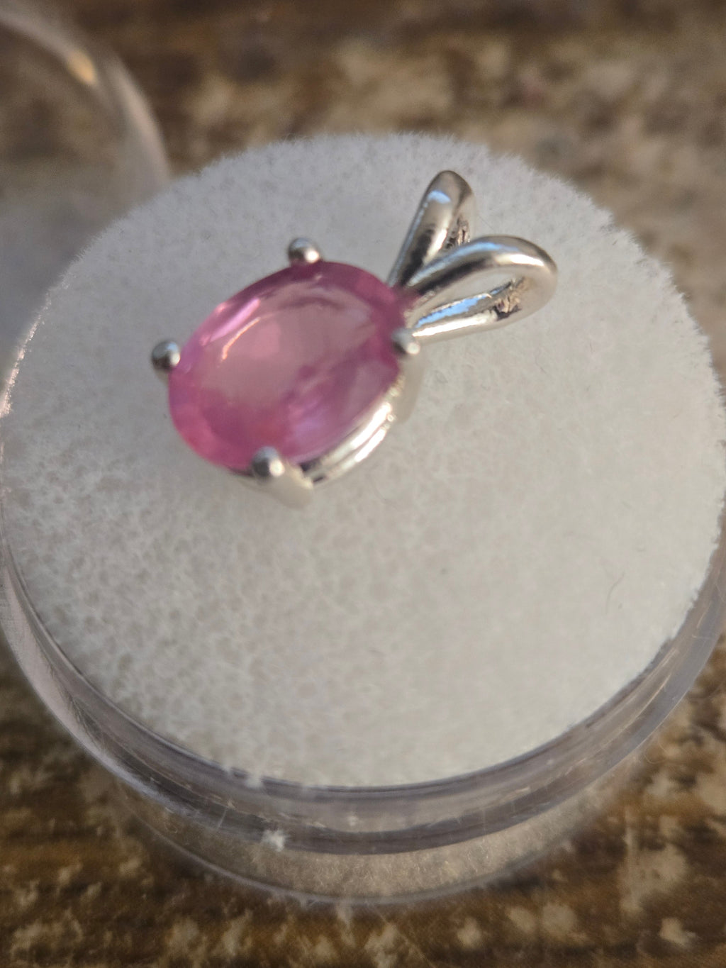 Pink Tourmaline Pendant