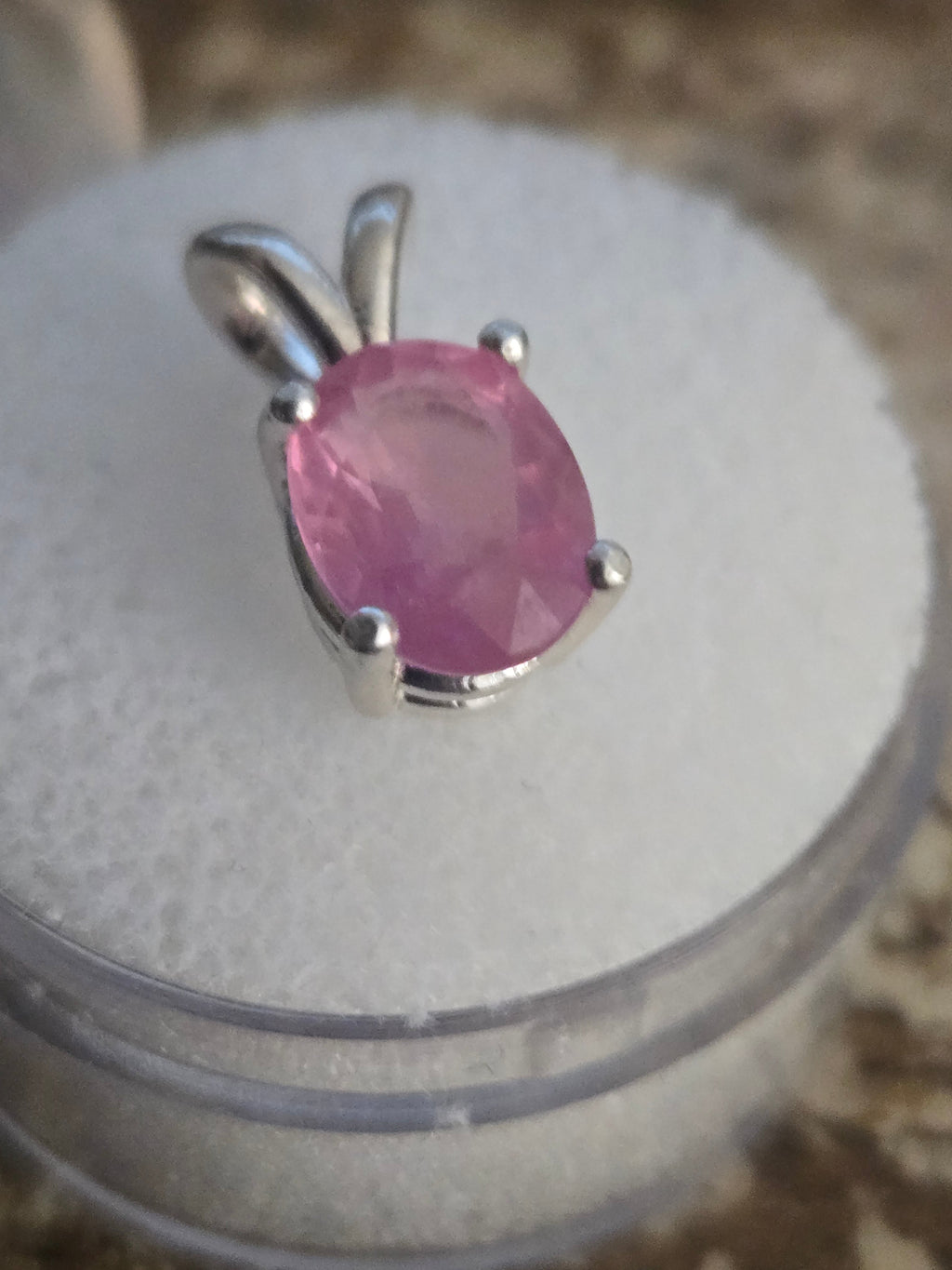 Pink Tourmaline Pendant