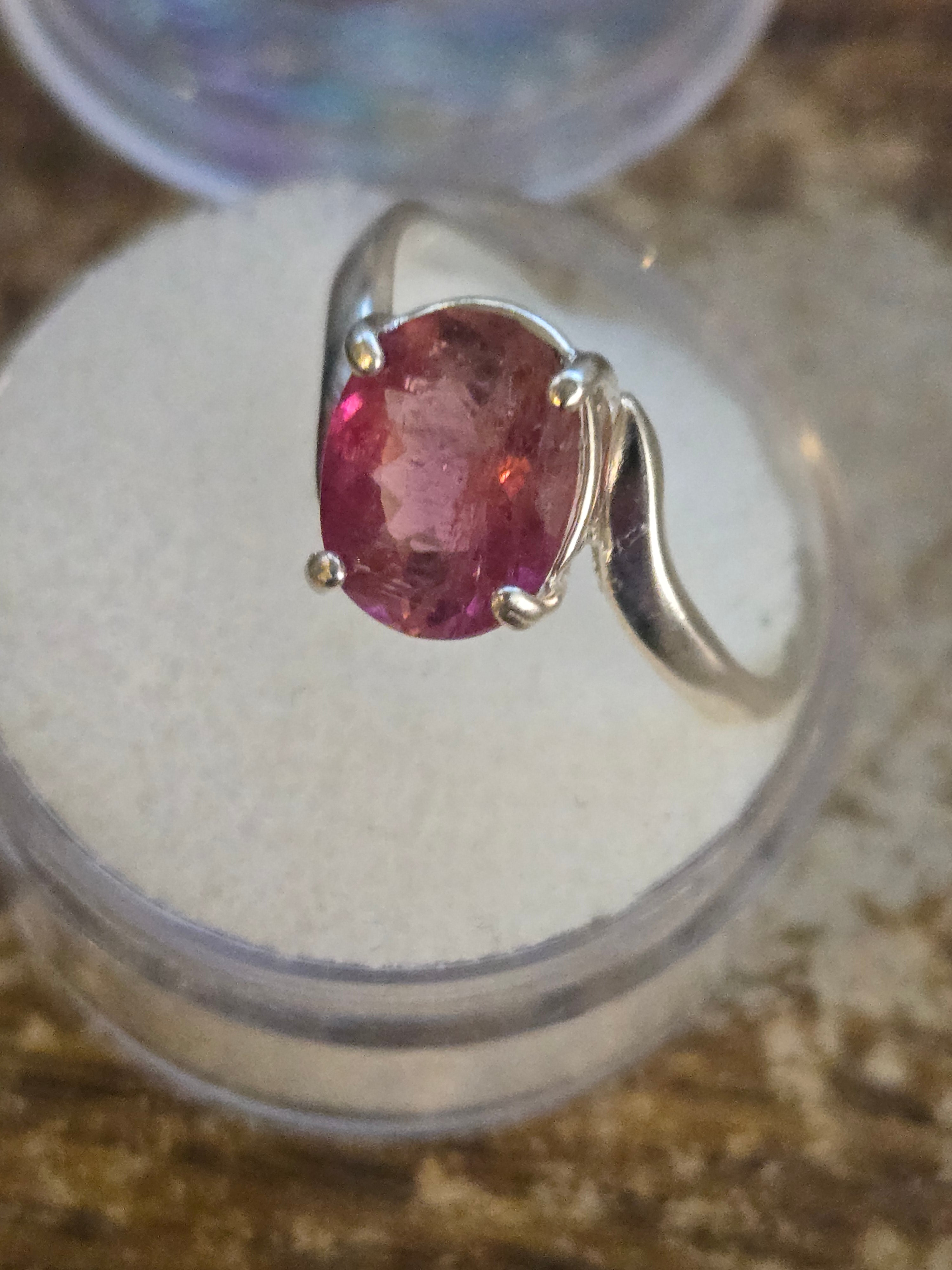 Pink Tourmaline Ring