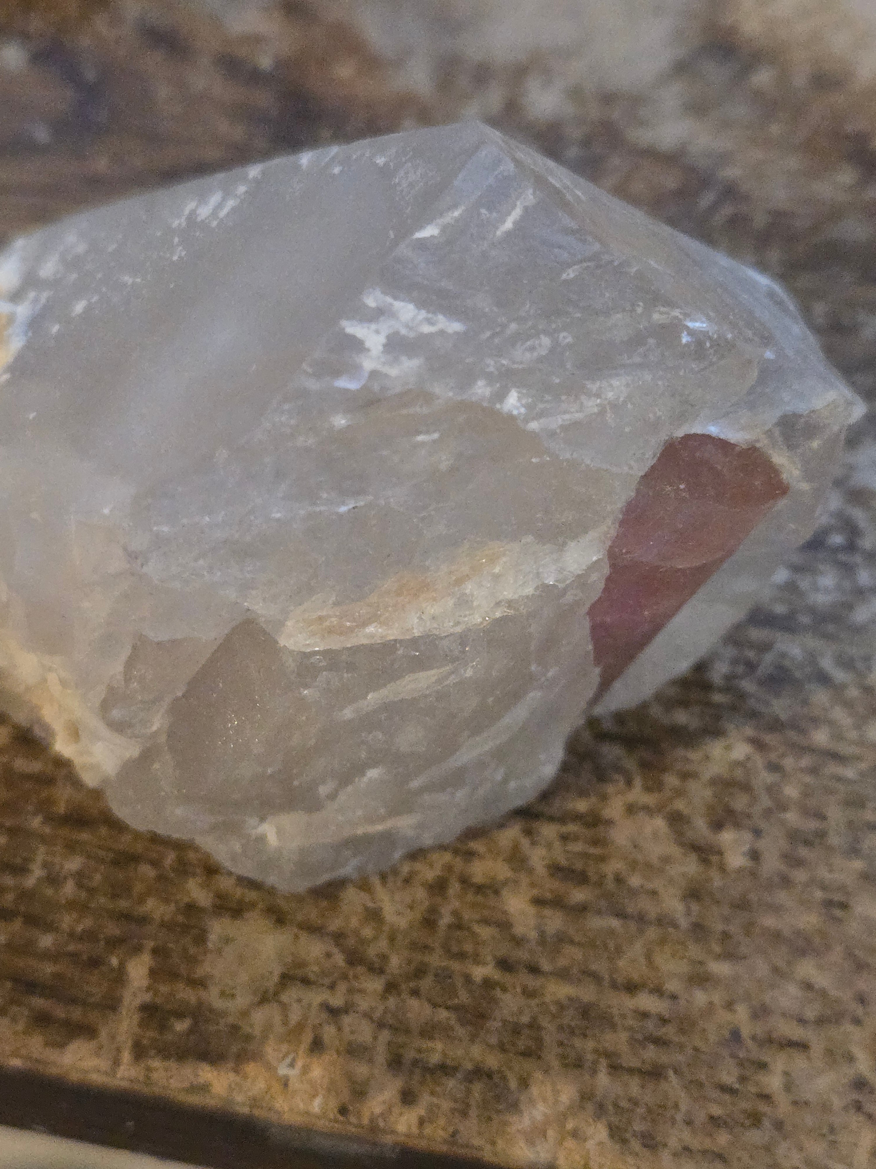 Pink tourmaline specimen