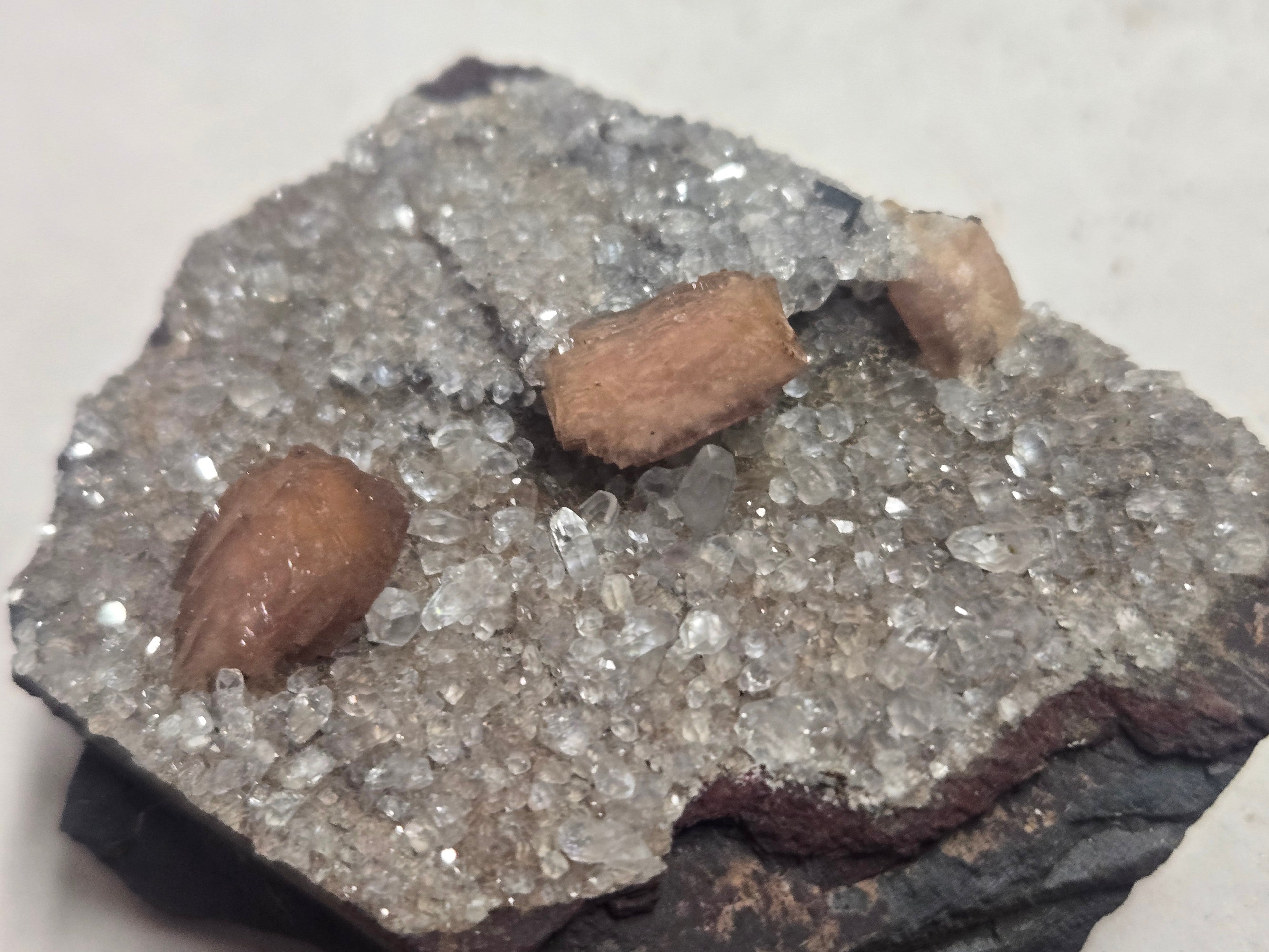 Poldervaartite (olmiite) specimen