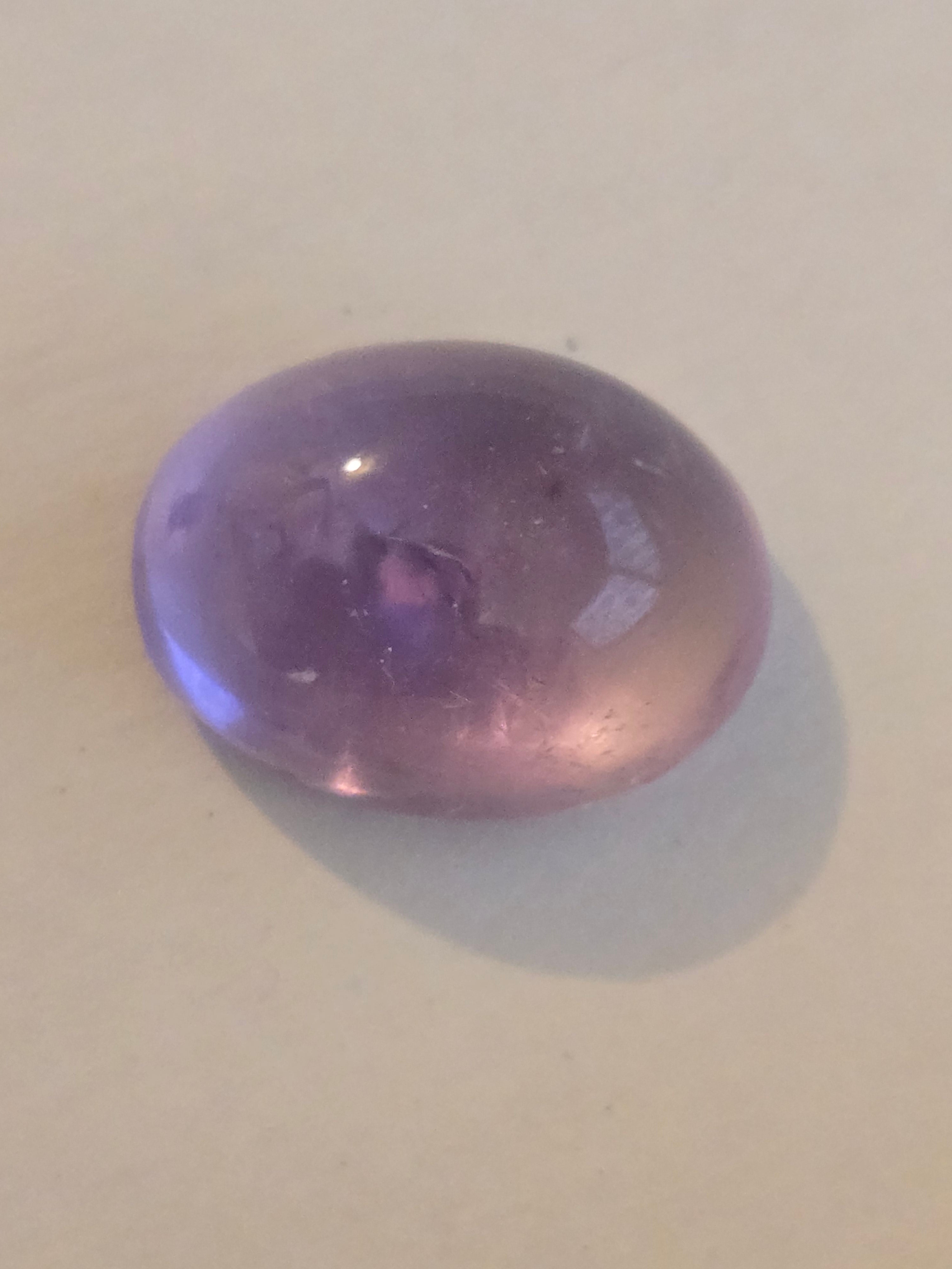Polished Ametrine Cabochon