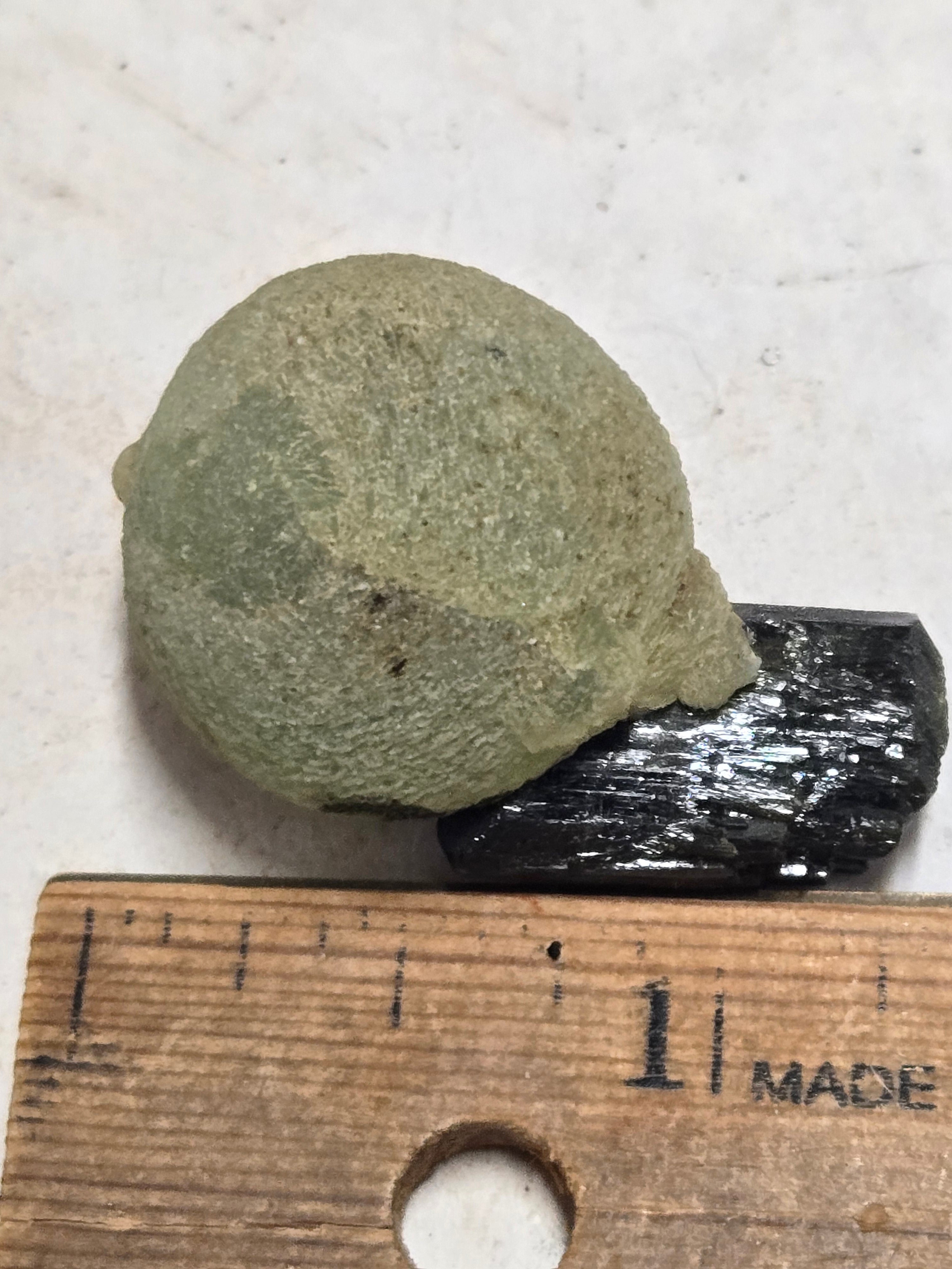 Prehnite and Epidote ’snail’ specimen