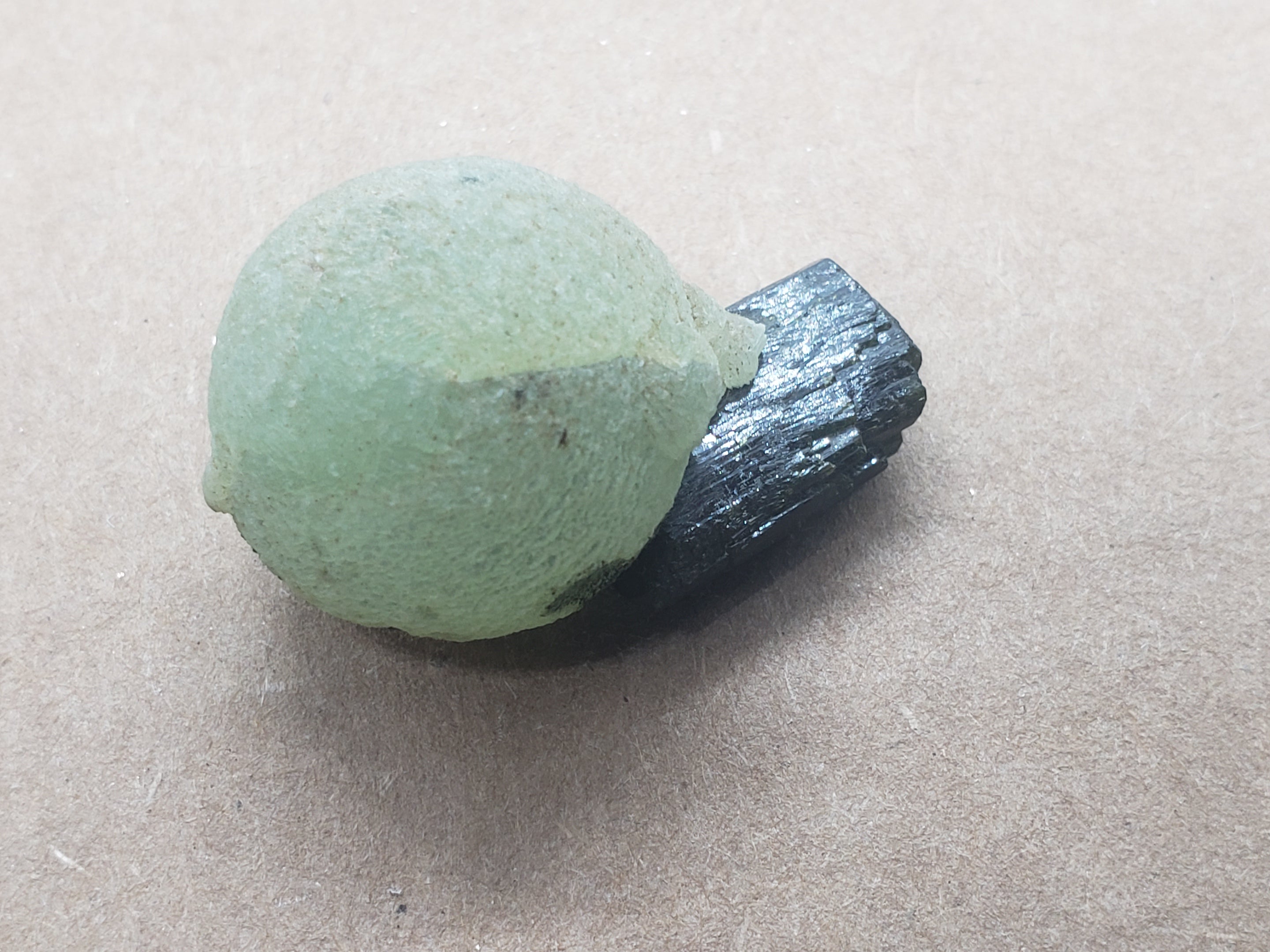 Prehnite and Epidote ’snail’ specimen