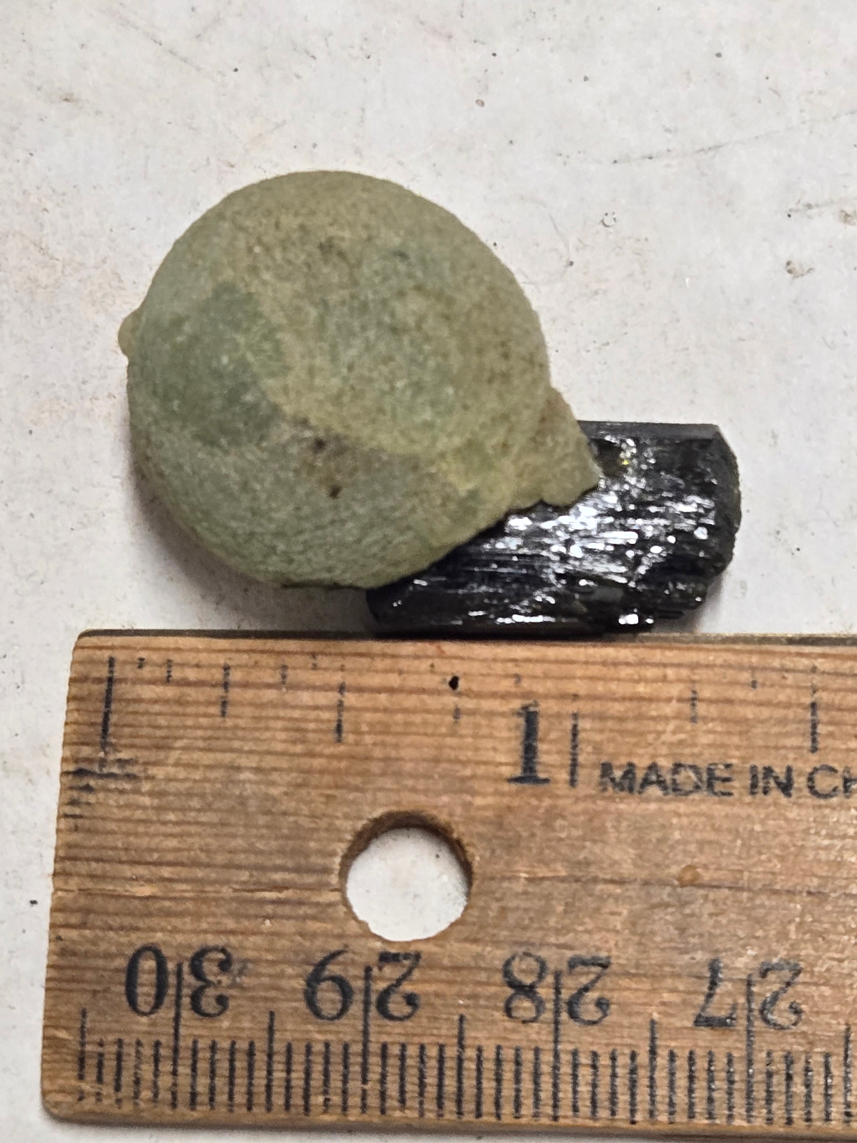 Prehnite and Epidote ’snail’ specimen