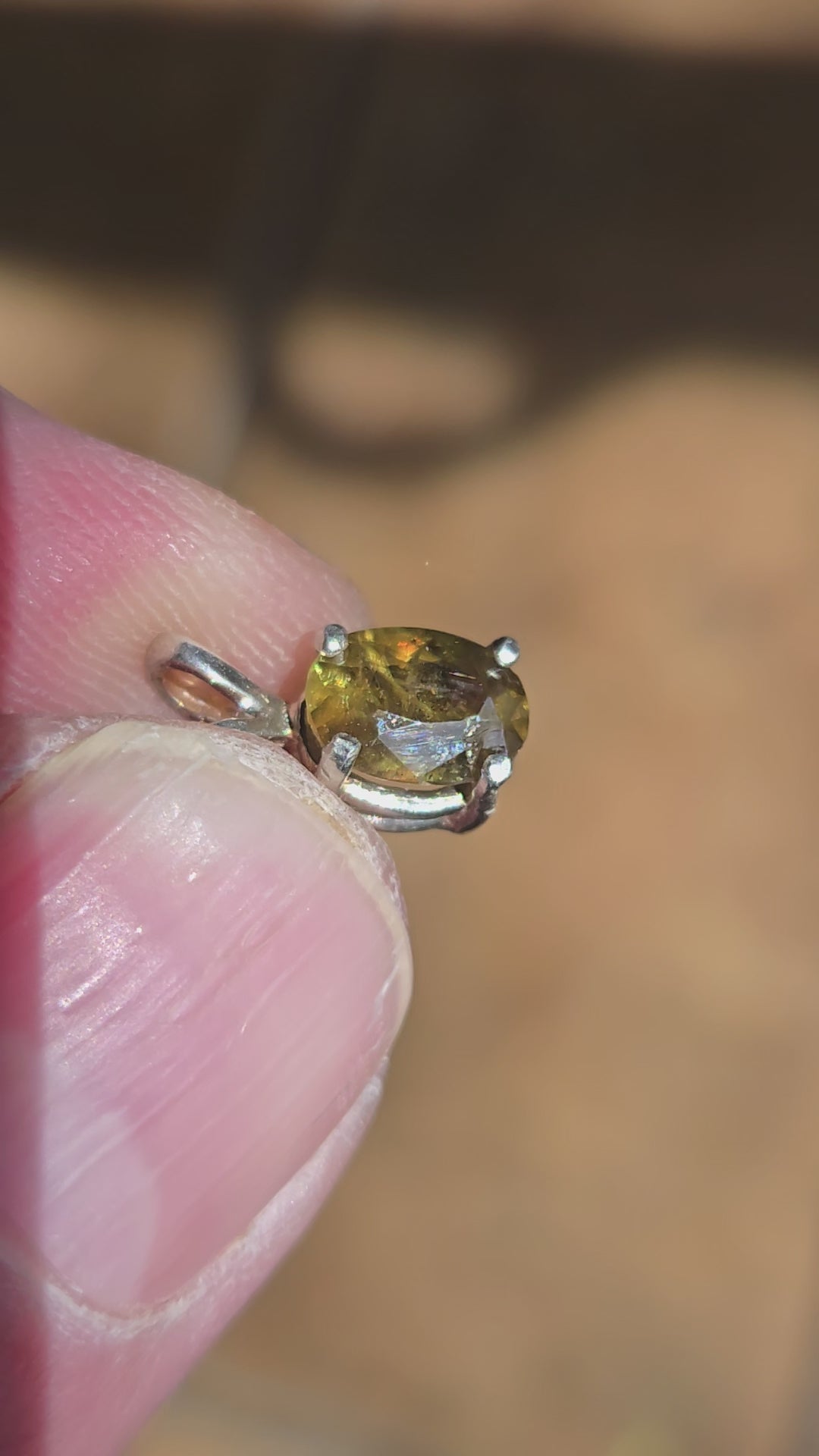 Sphene Pendant