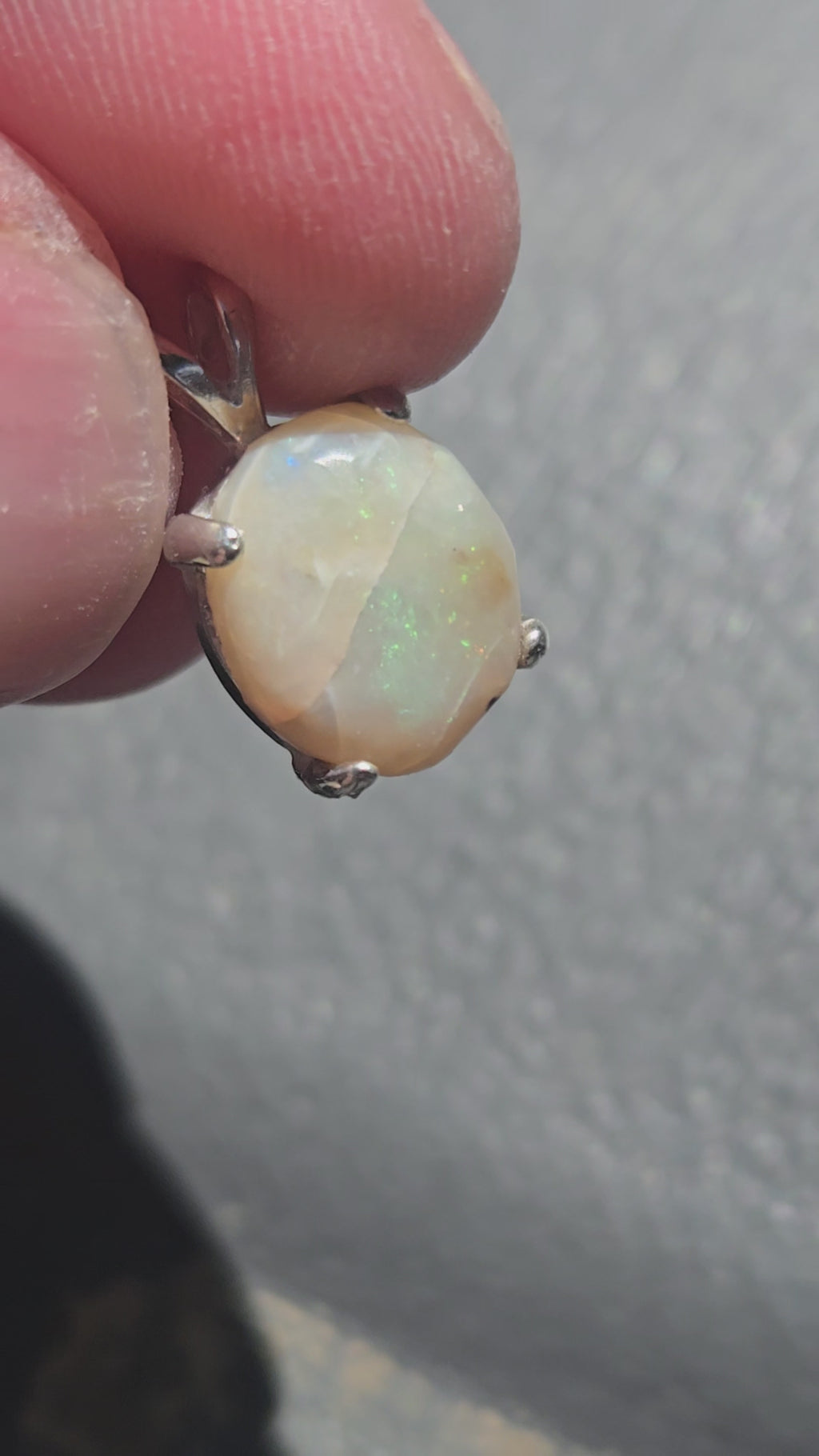 Australian opal pendant