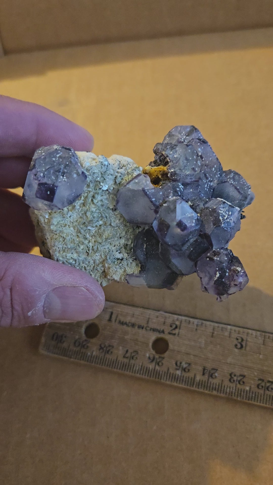 Fluorite, Schorl Tourmaline, Cluster