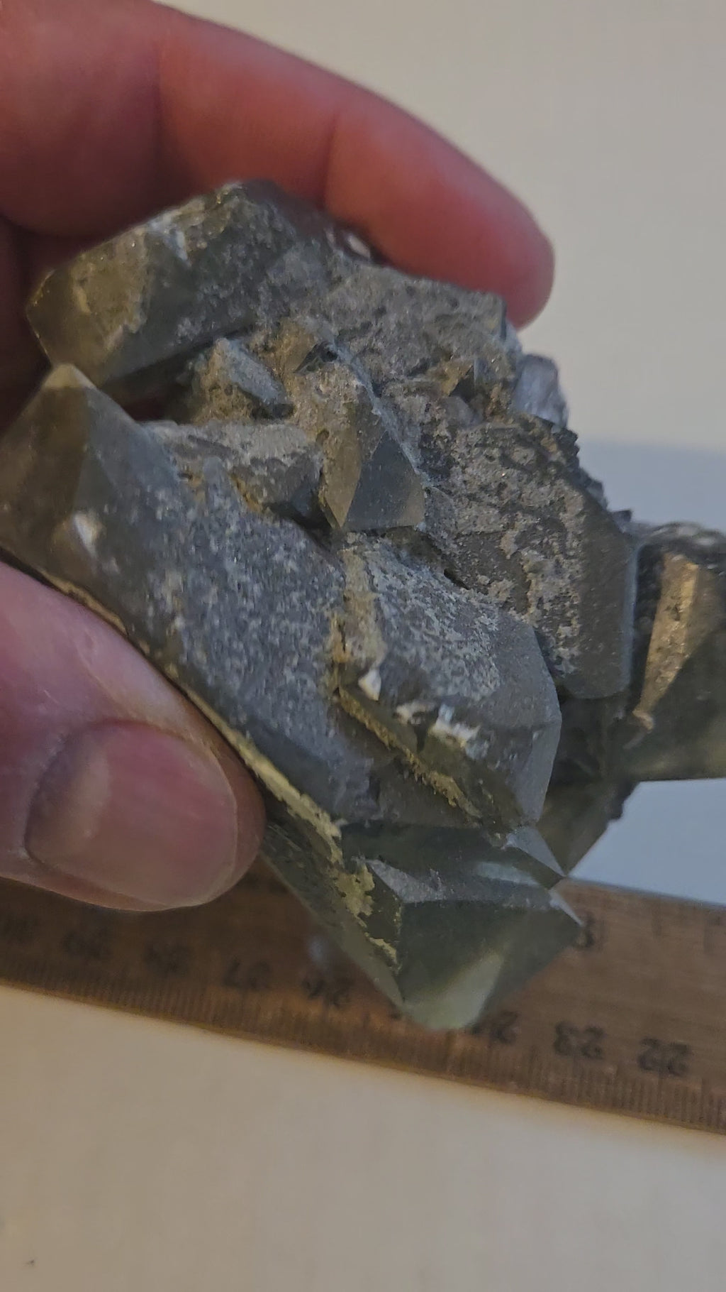 Double terminated barite specimen