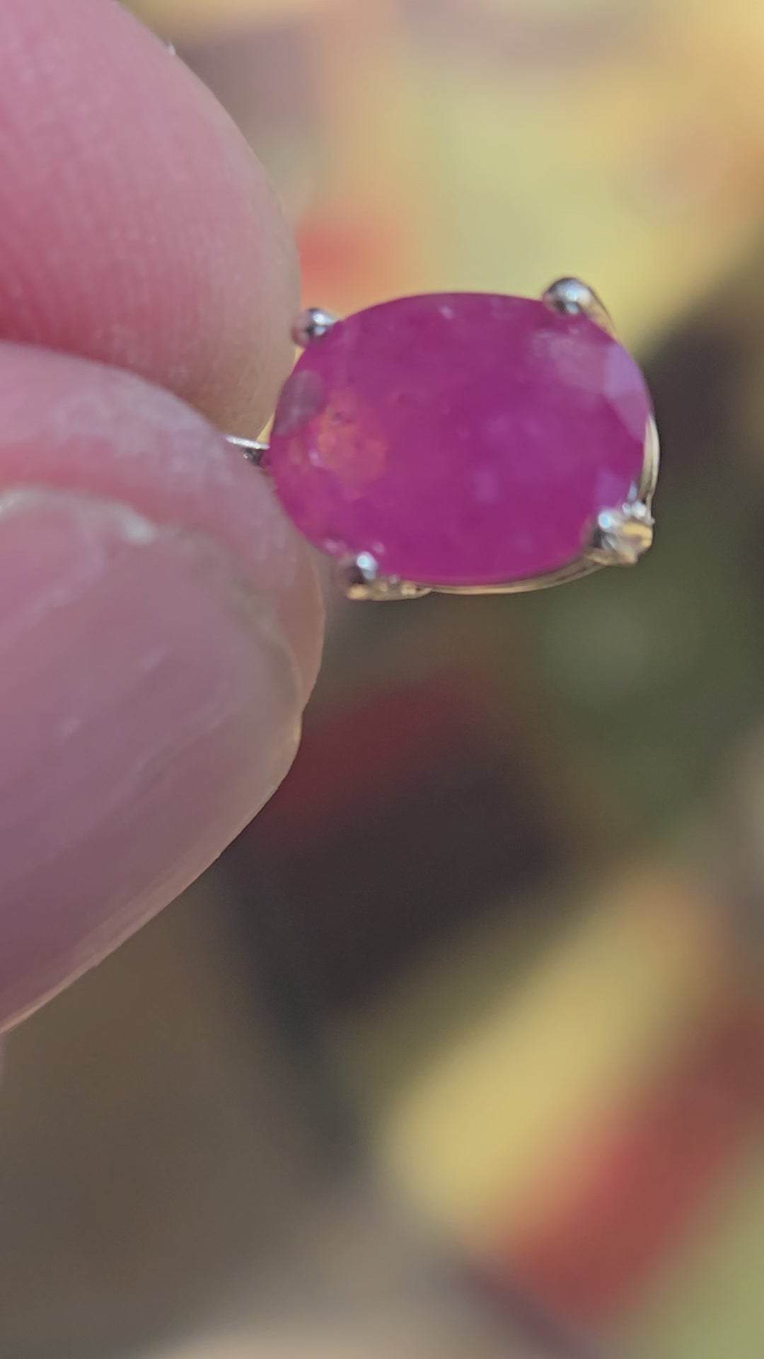 Pink sapphire Pendant