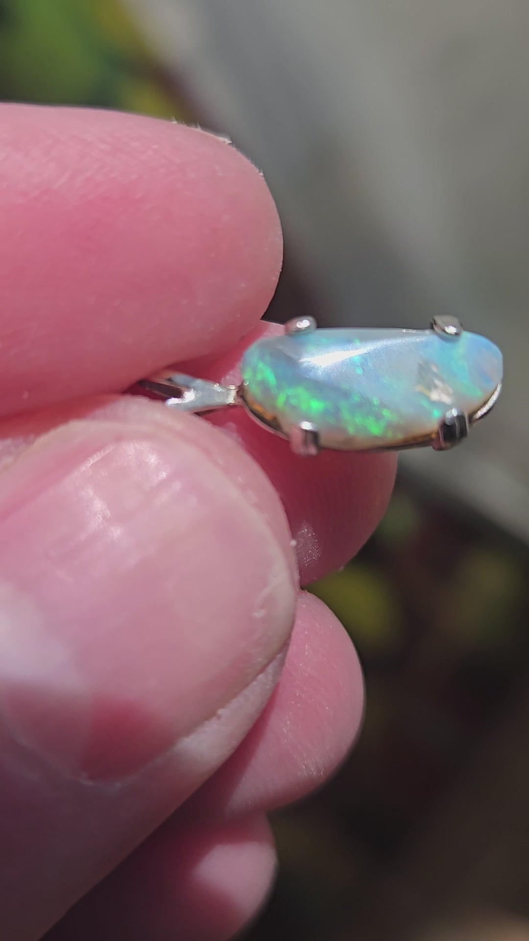 Australian opal pendant
