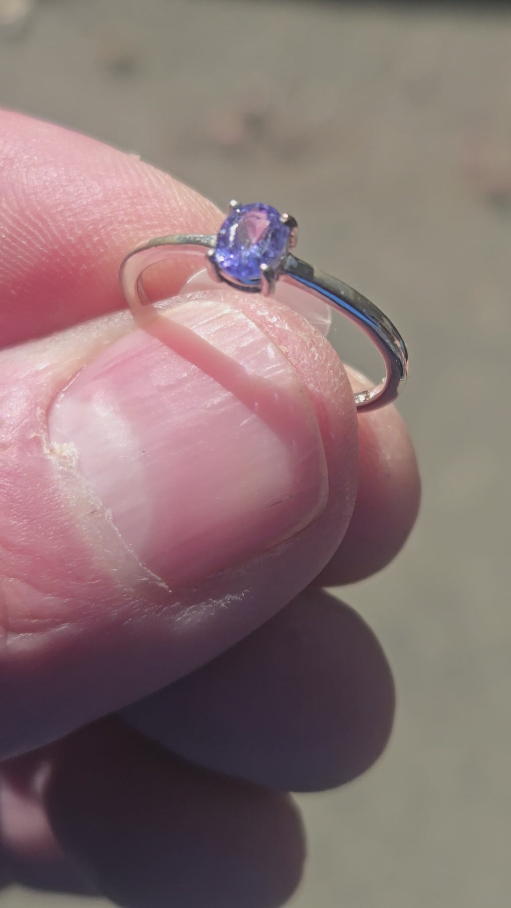 Tanzanite ring