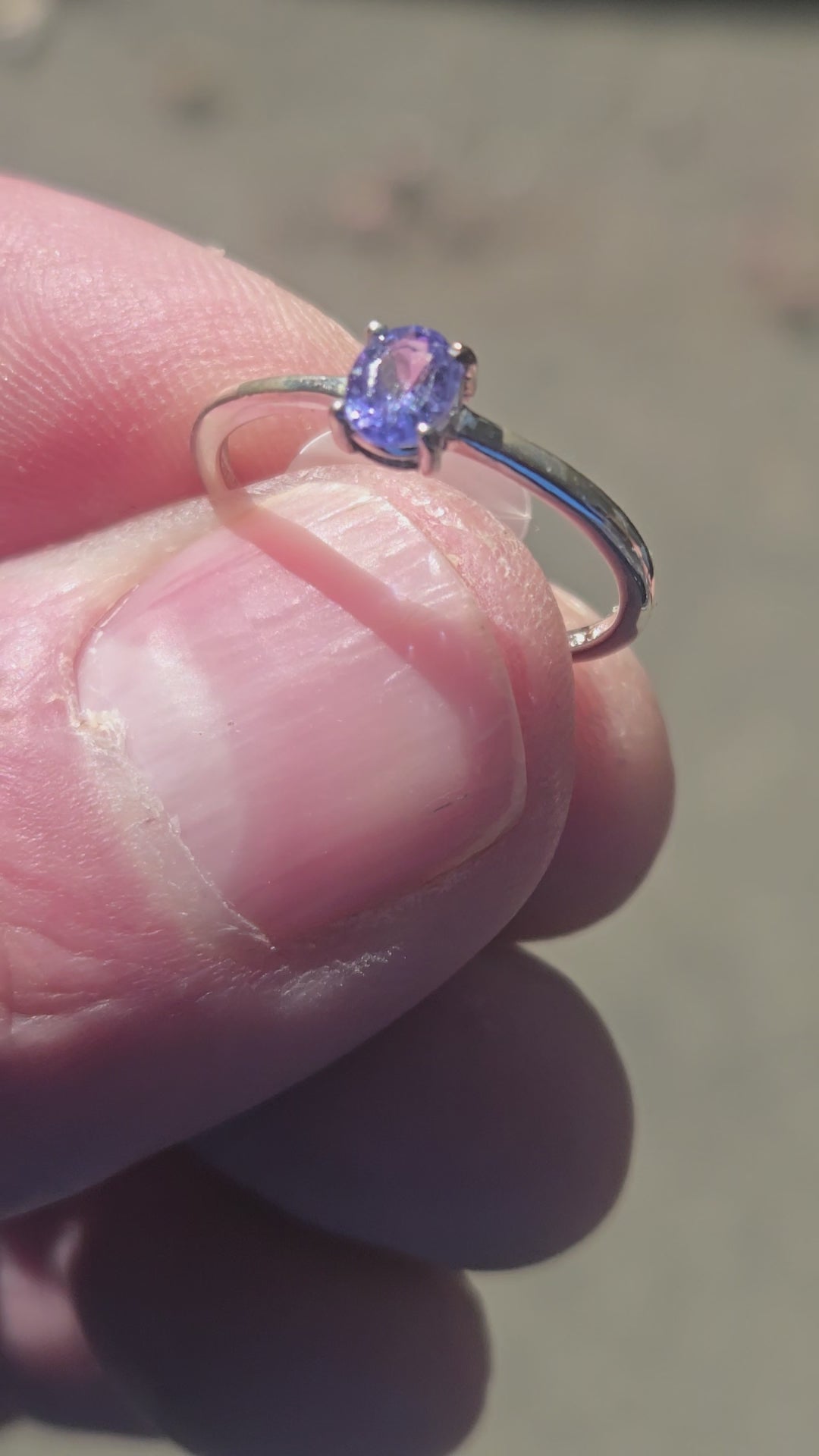 Tanzanite ring