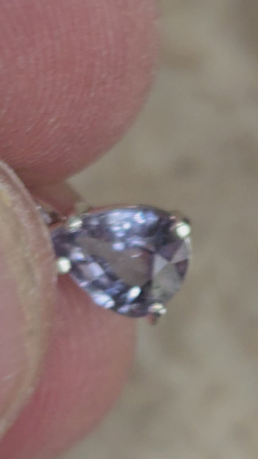 Spinel Pear pendant