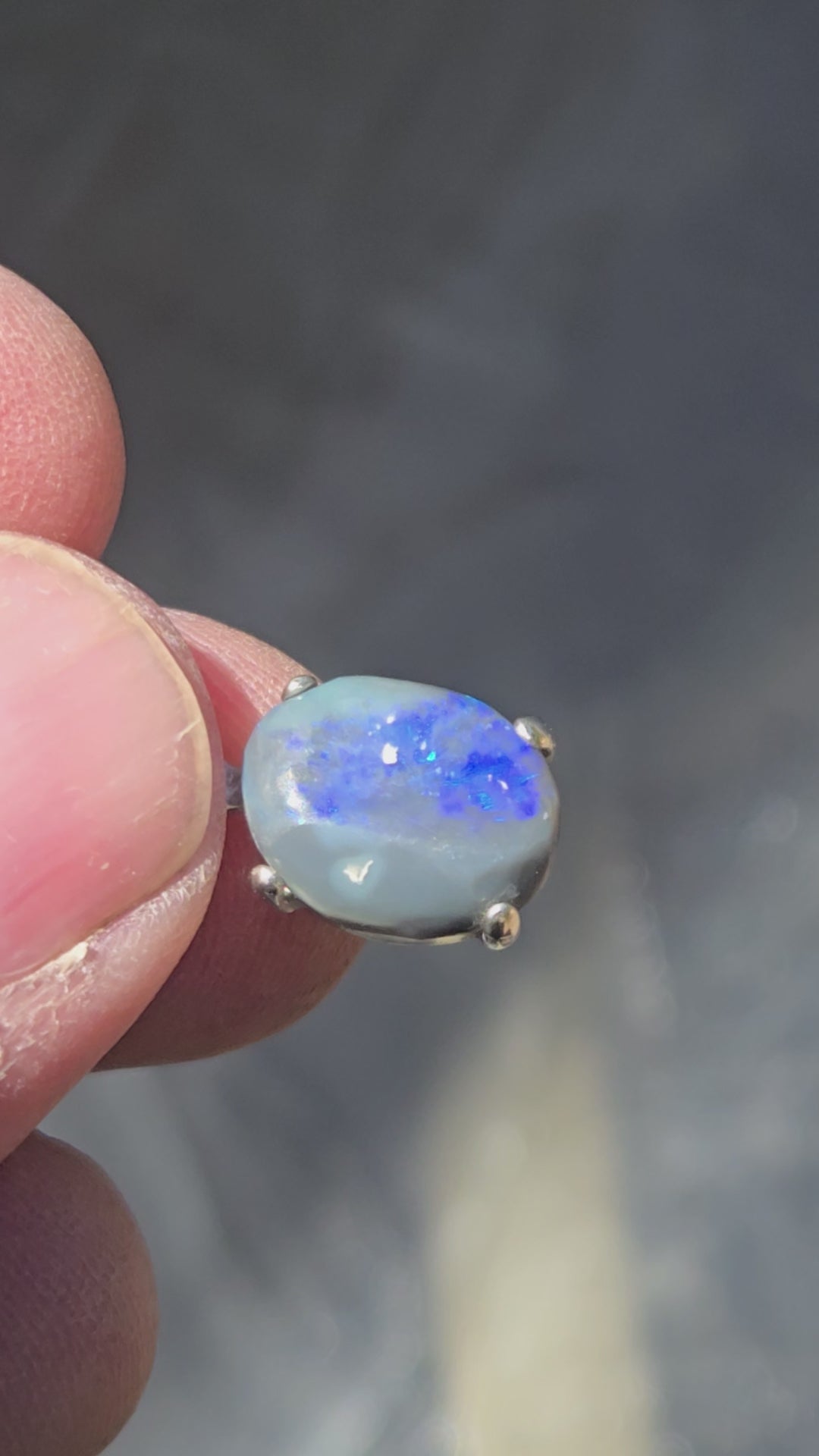 Black Opal pendant