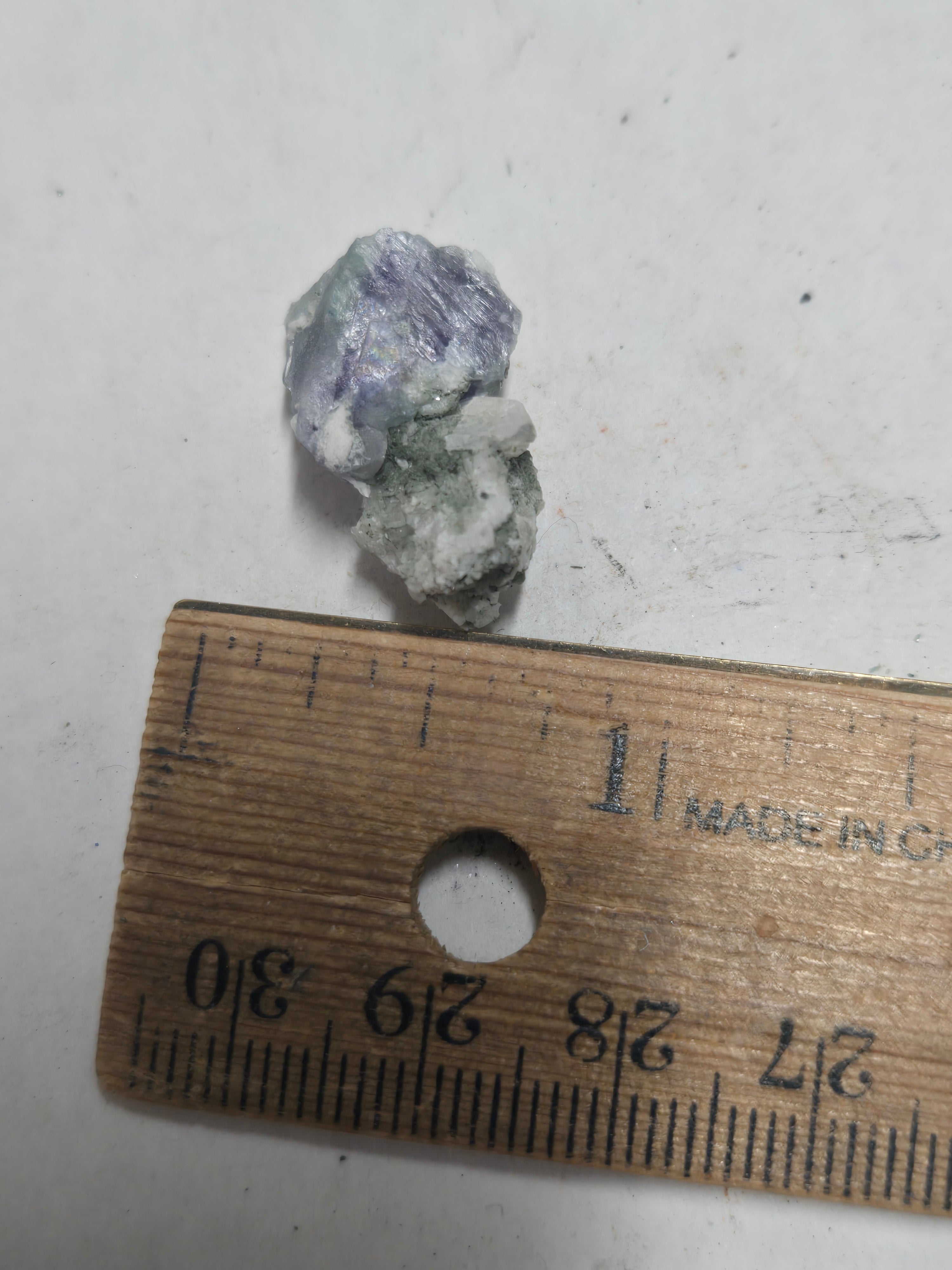 Purple fluorite