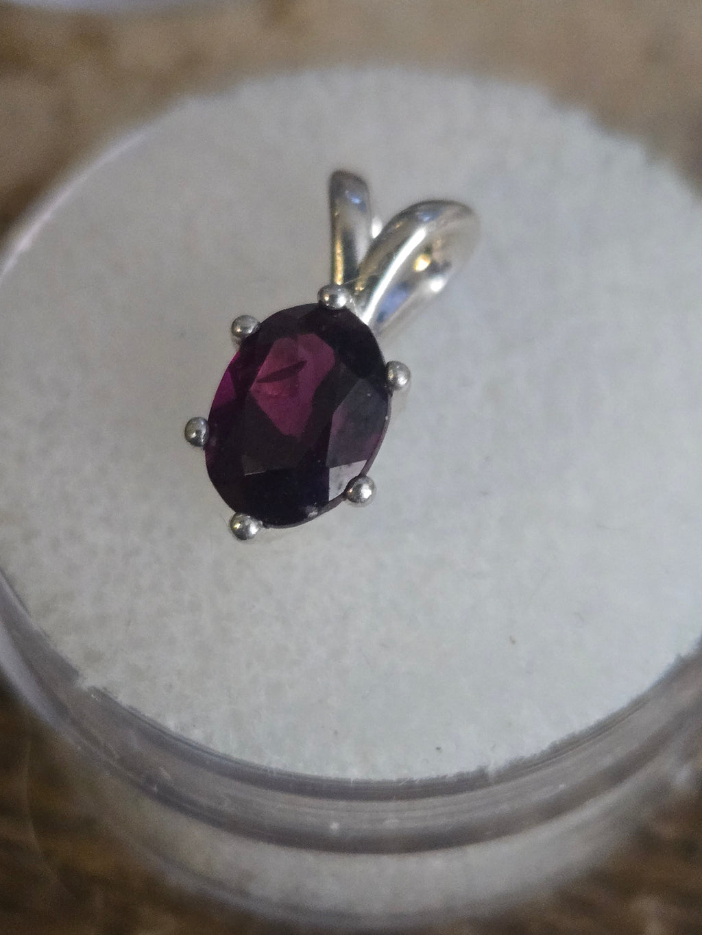 Purple Idaho Garnet Pendant