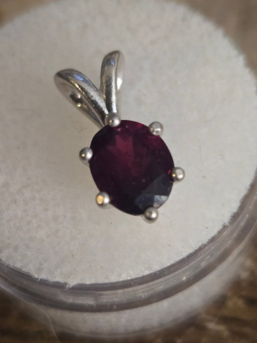 Purple Idaho Garnet Pendant