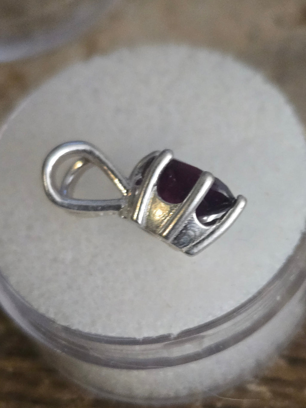 Purple Idaho Garnet Pendant