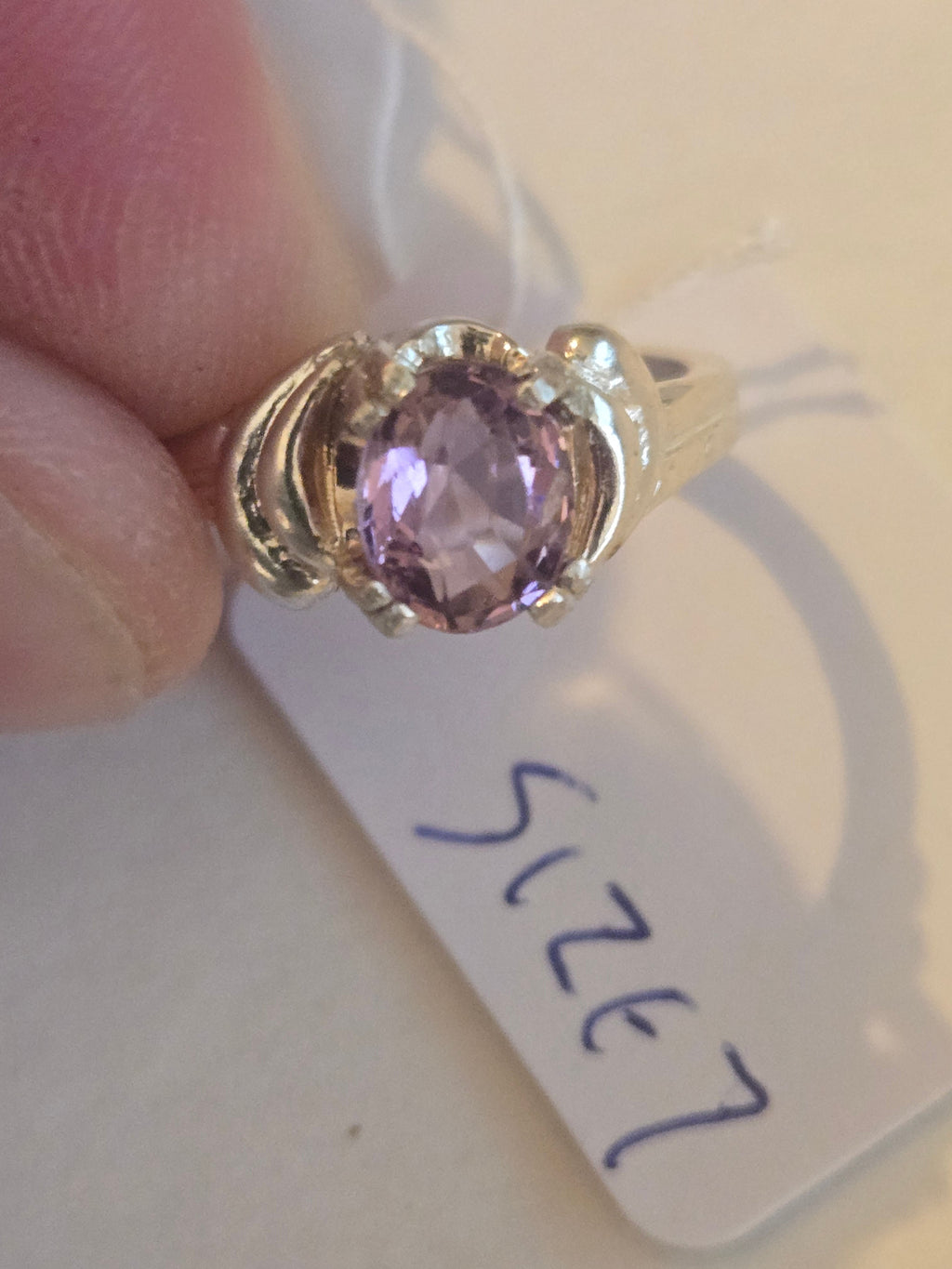 Purple Spinel Ring