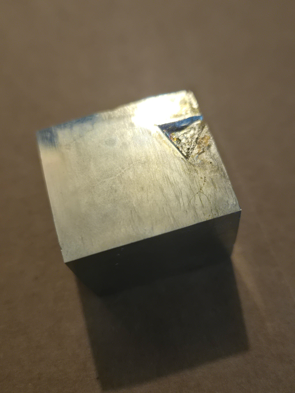 Pyrite cube