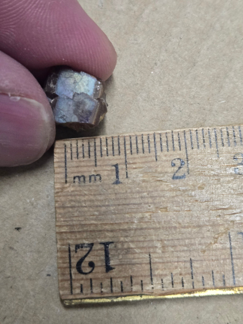 Rainbow andradite garnet
