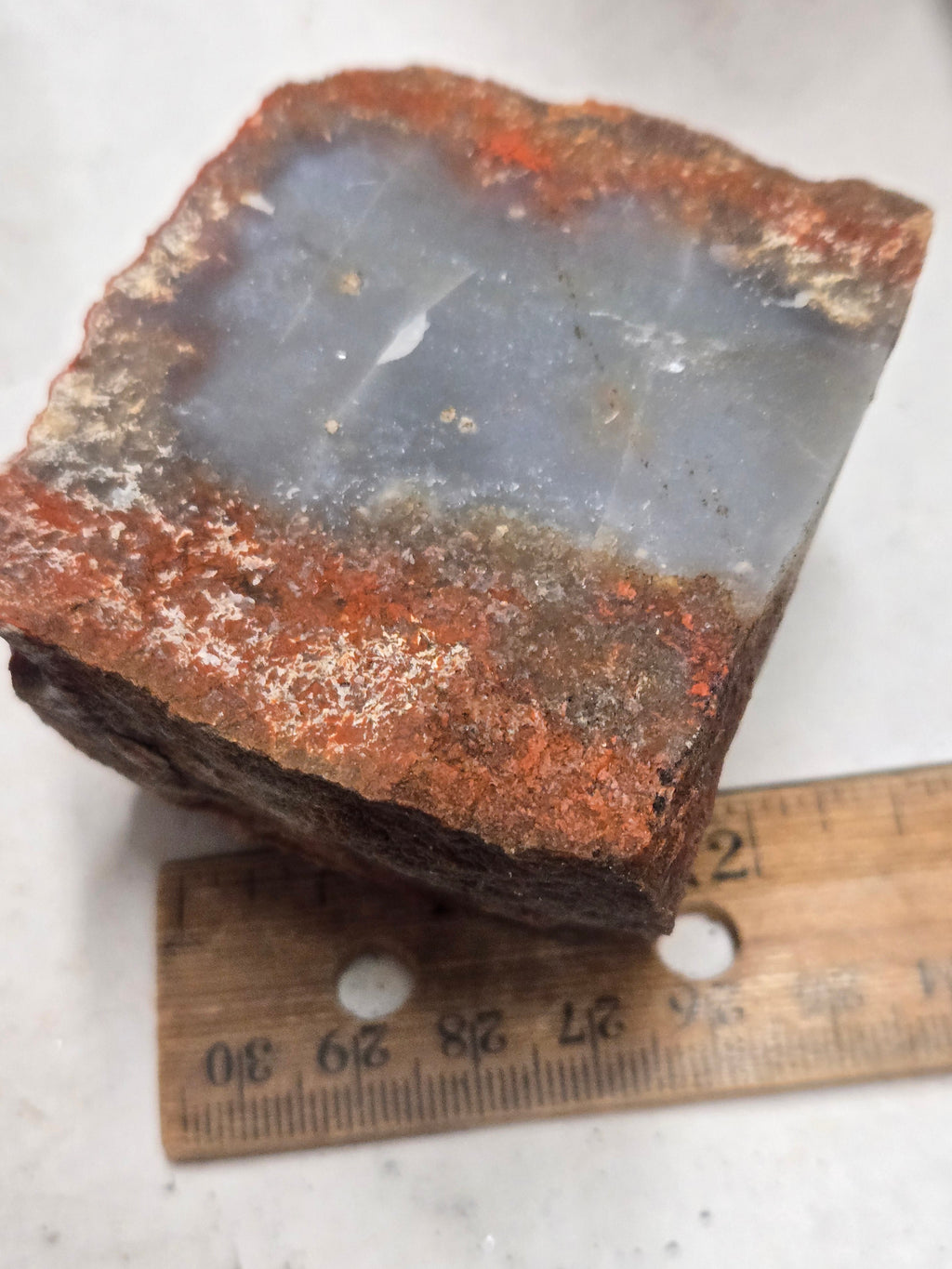 Red agate chunk