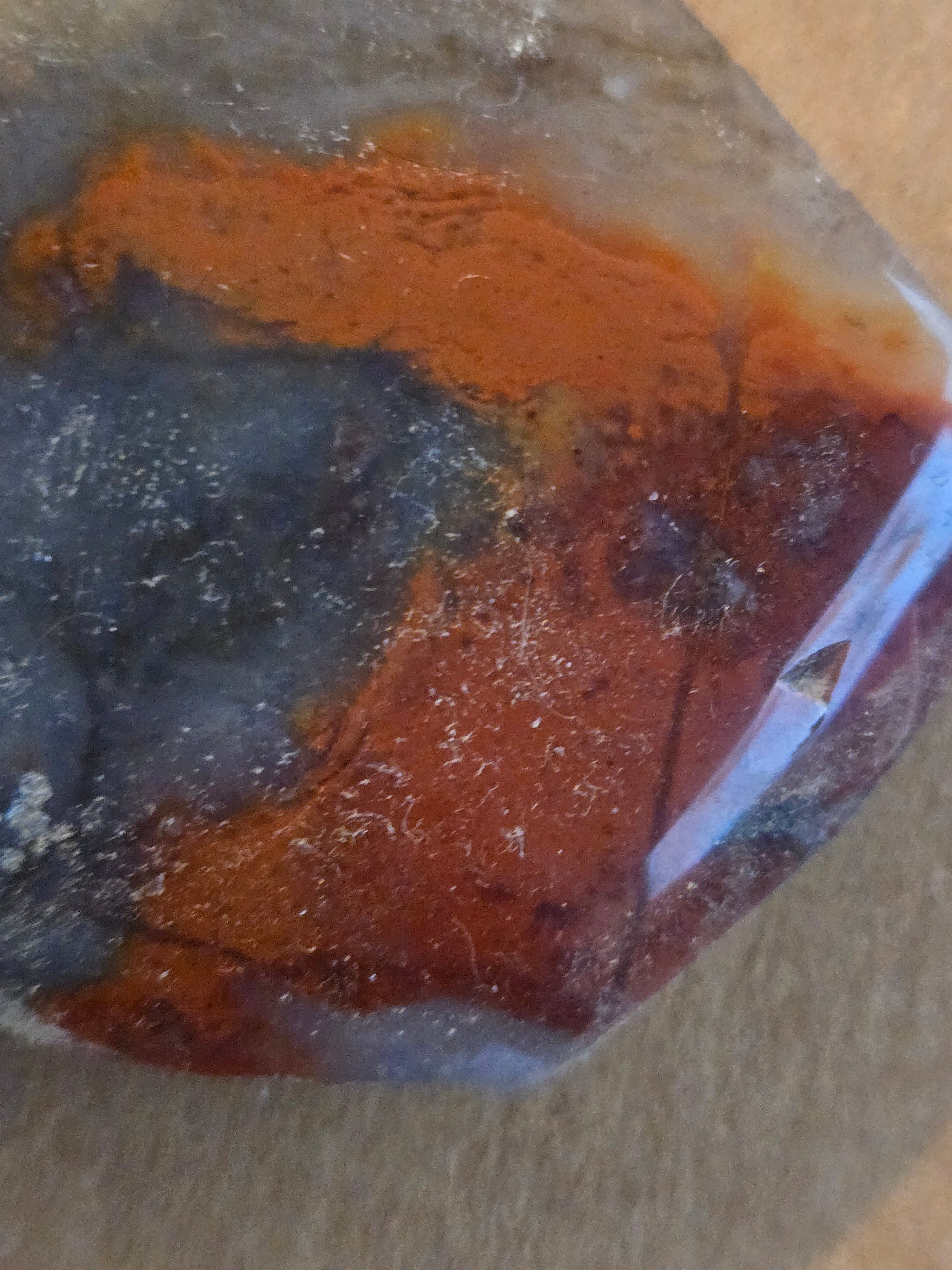 Red agate polished