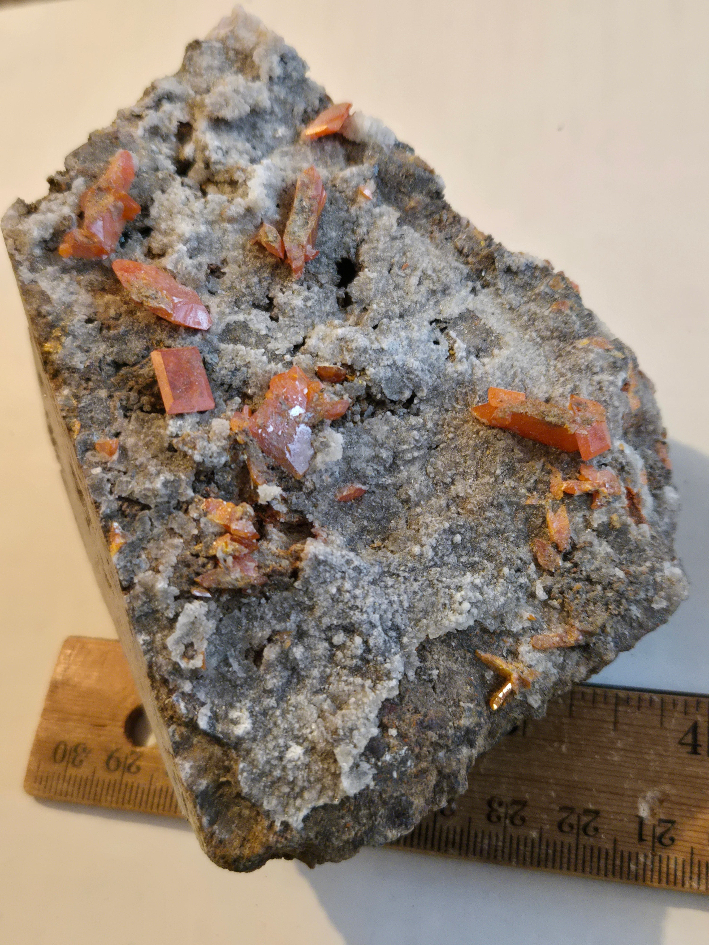 Red Cloud Wulfenite specimen