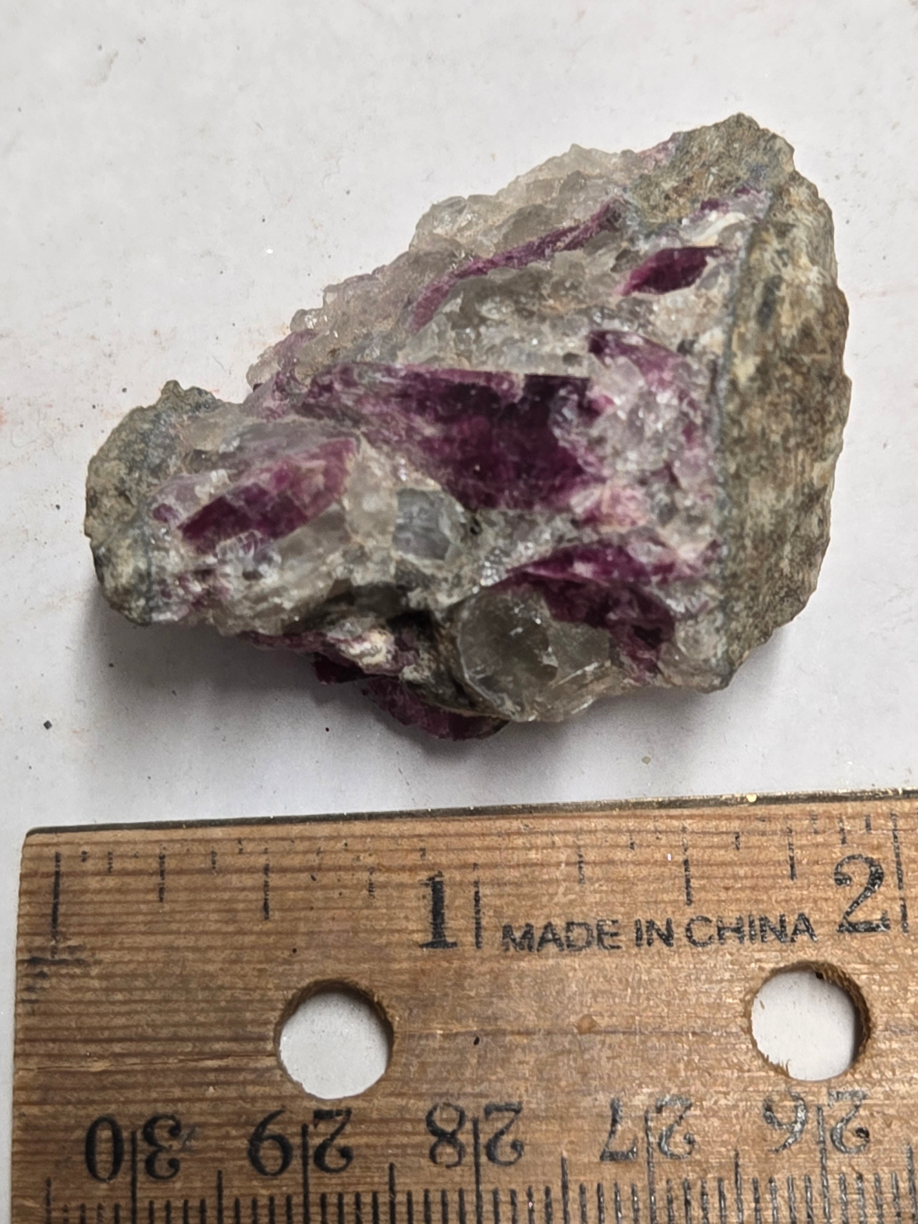 Rhodizite with Rubellite tourmaline