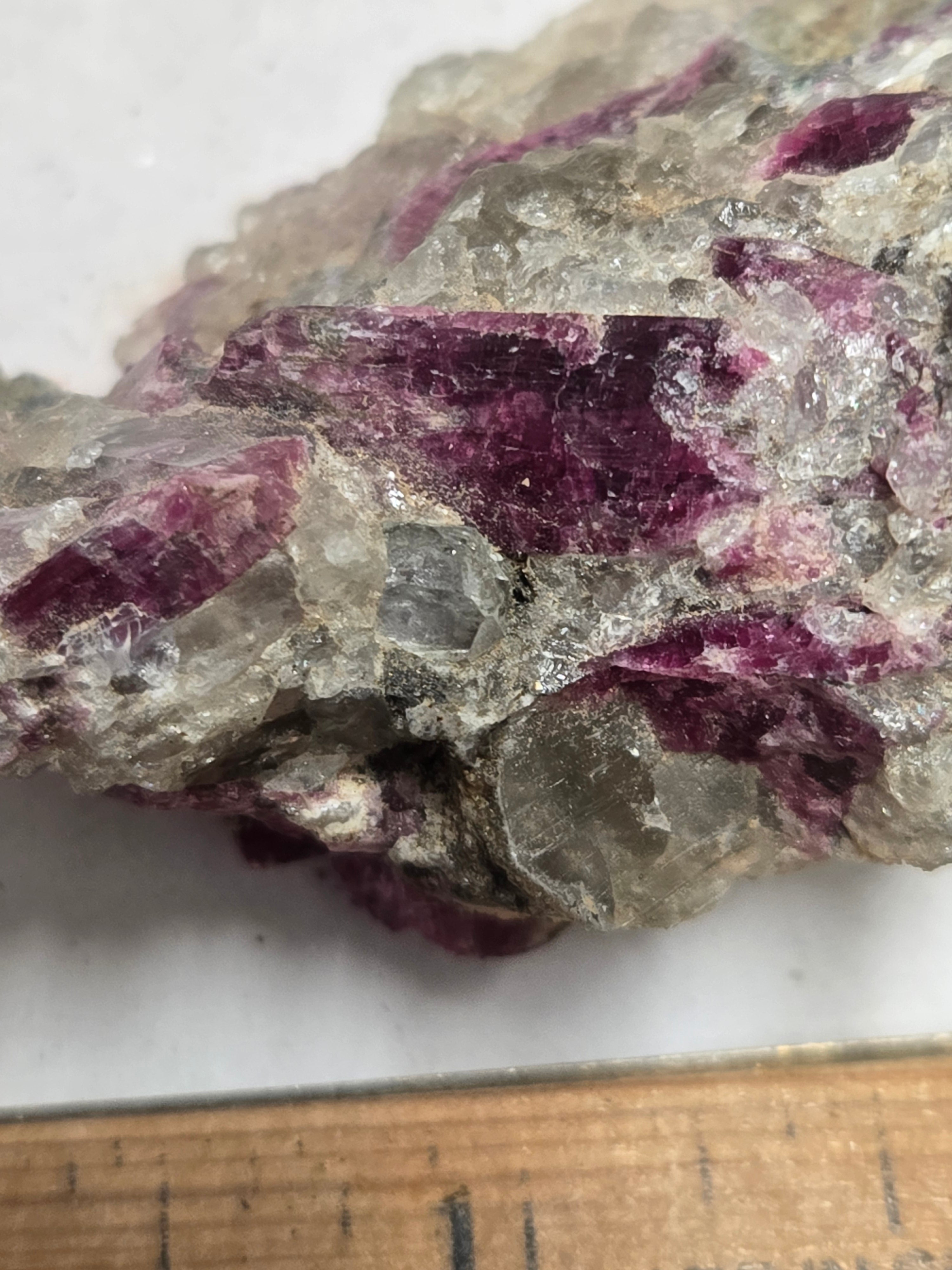 Rhodizite with Rubellite tourmaline