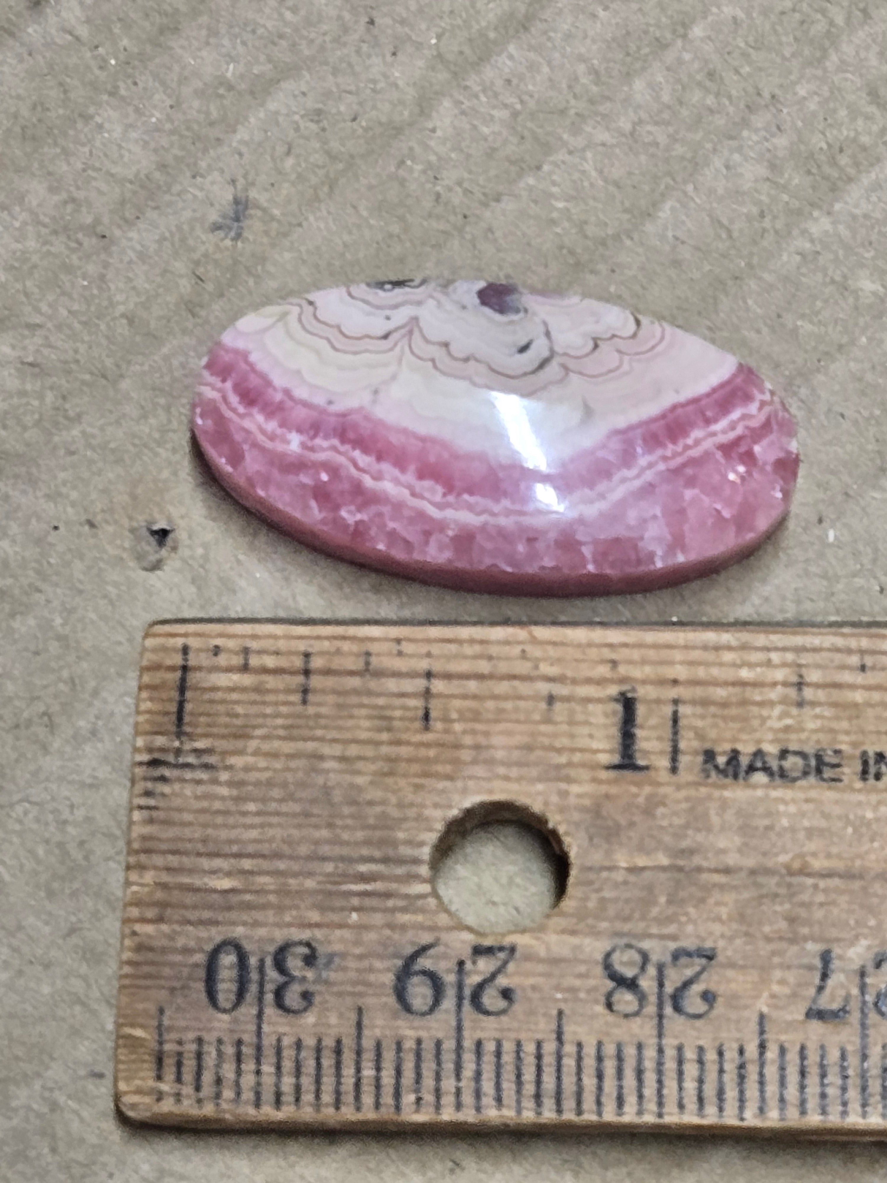 Rhodochrosite cab