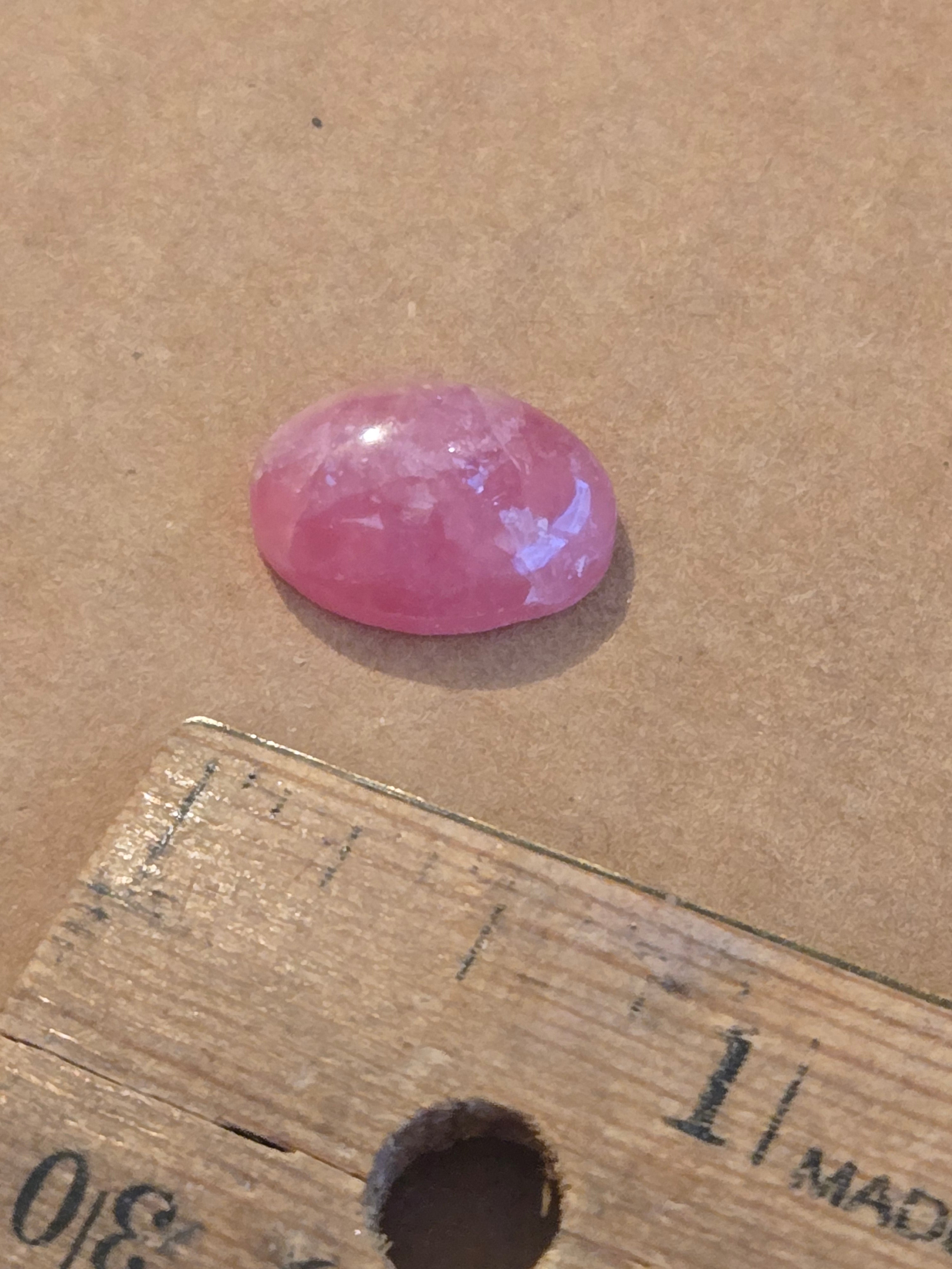 Rhodochrosite cab