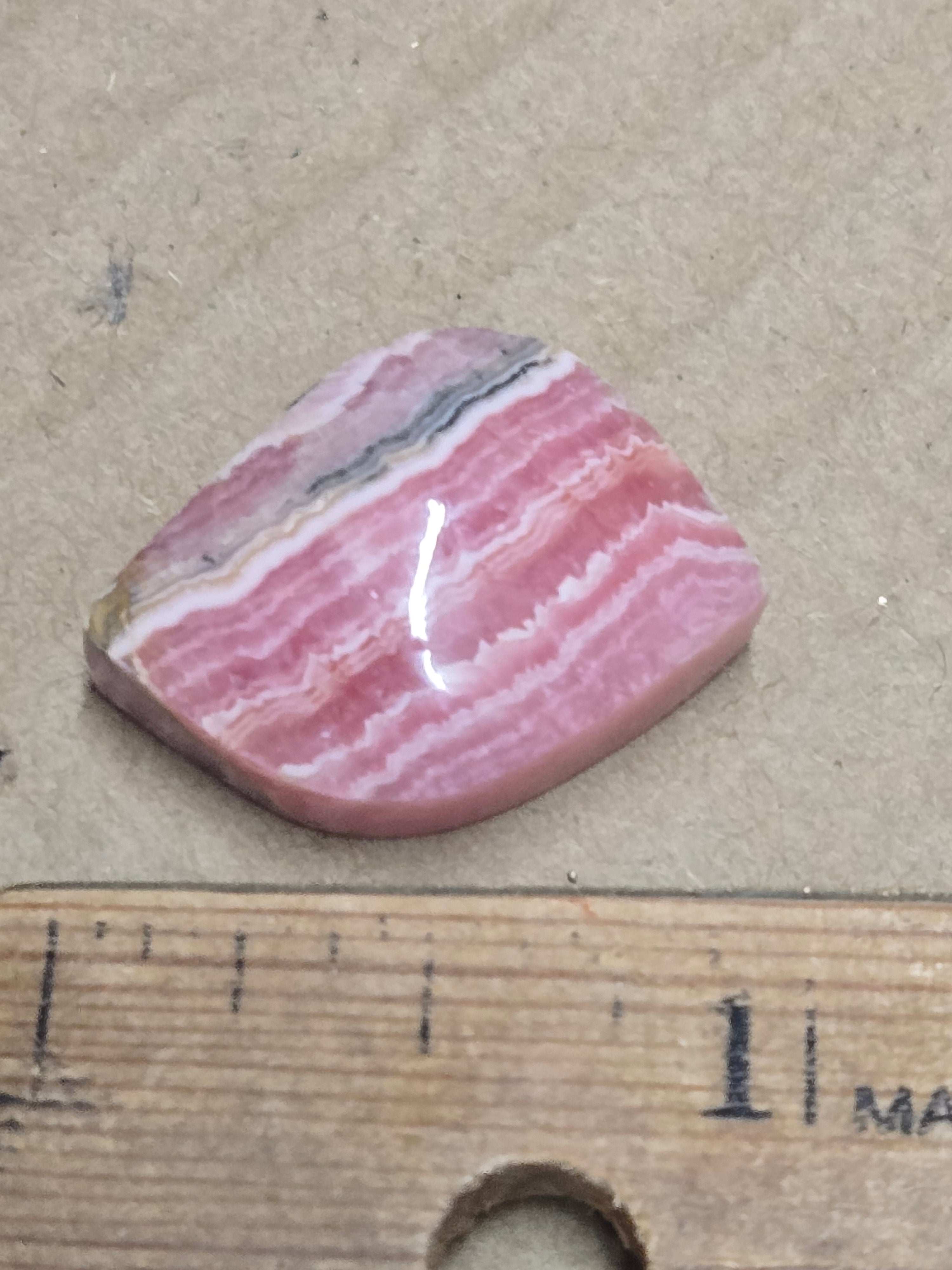 Rhodochrosite cab