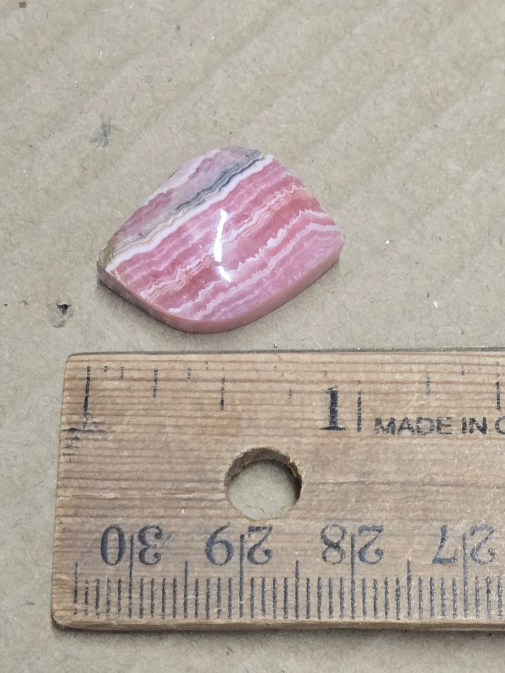Rhodochrosite cab