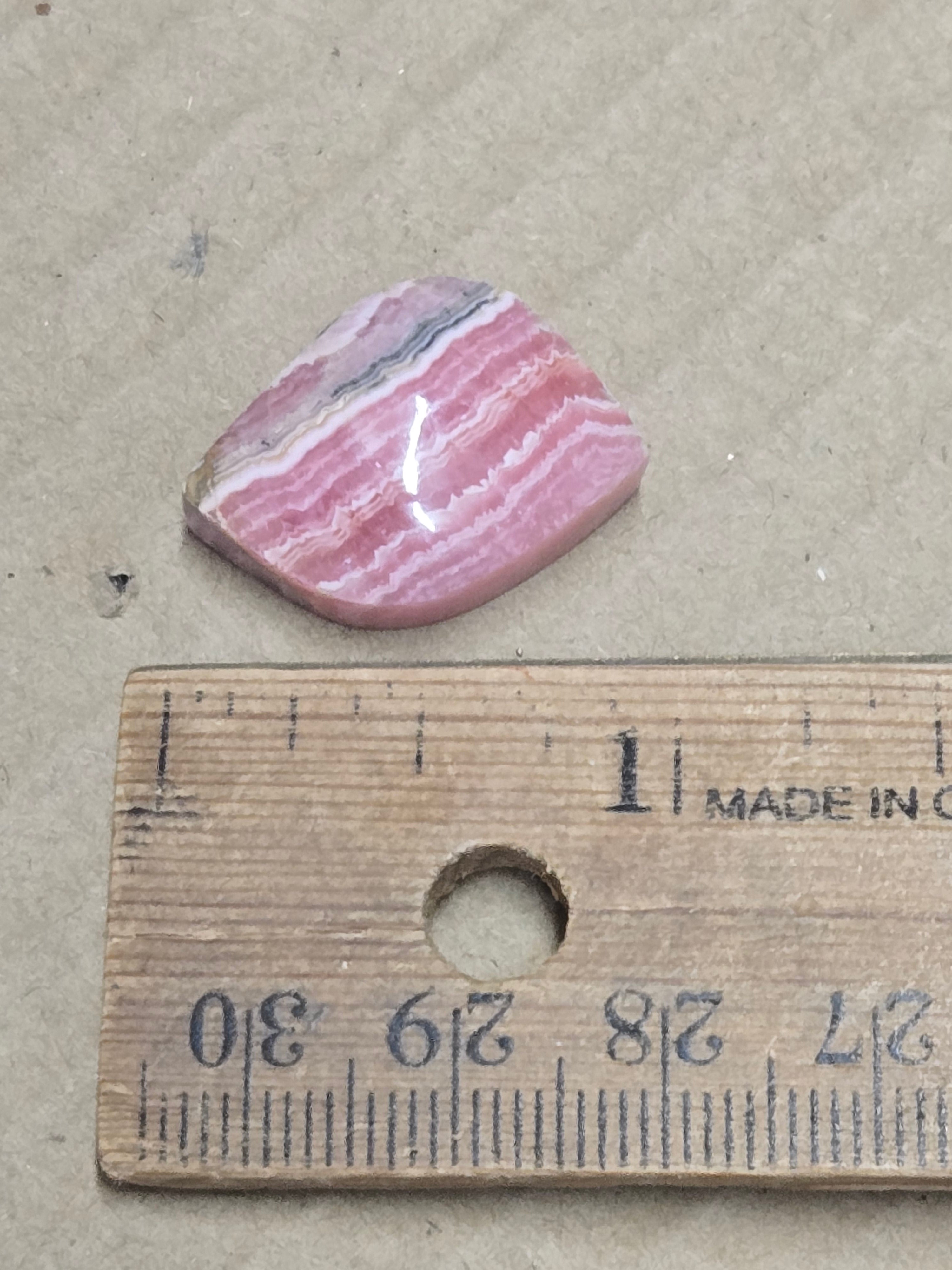Rhodochrosite cab