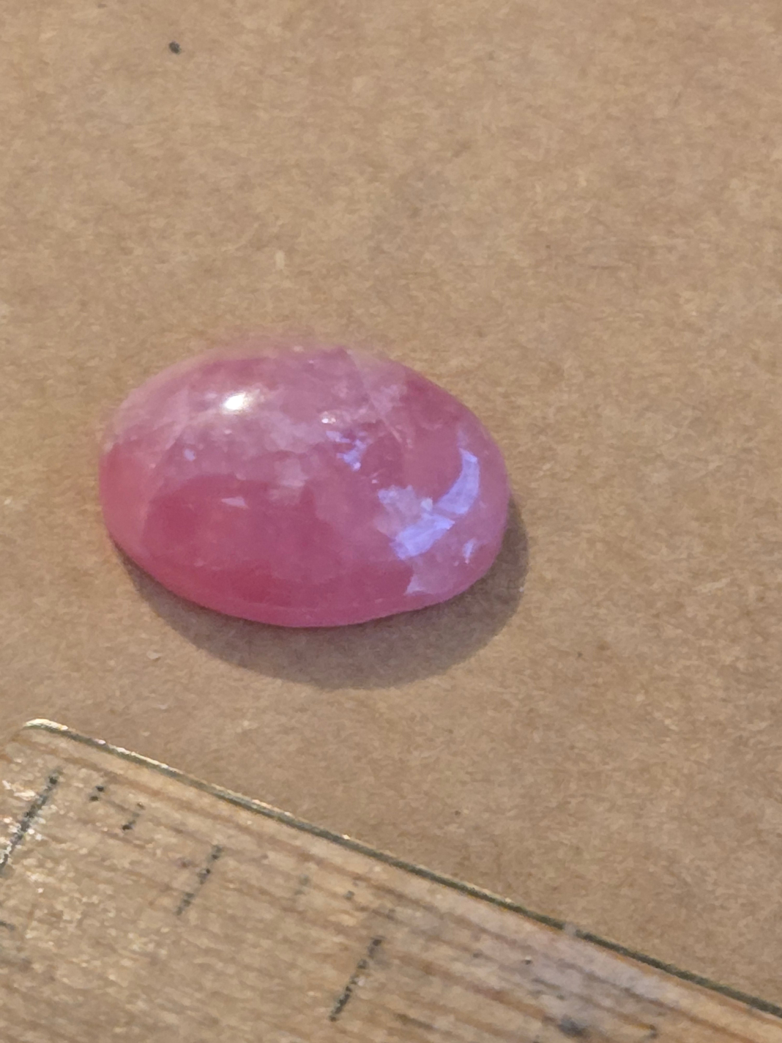 Rhodochrosite cab