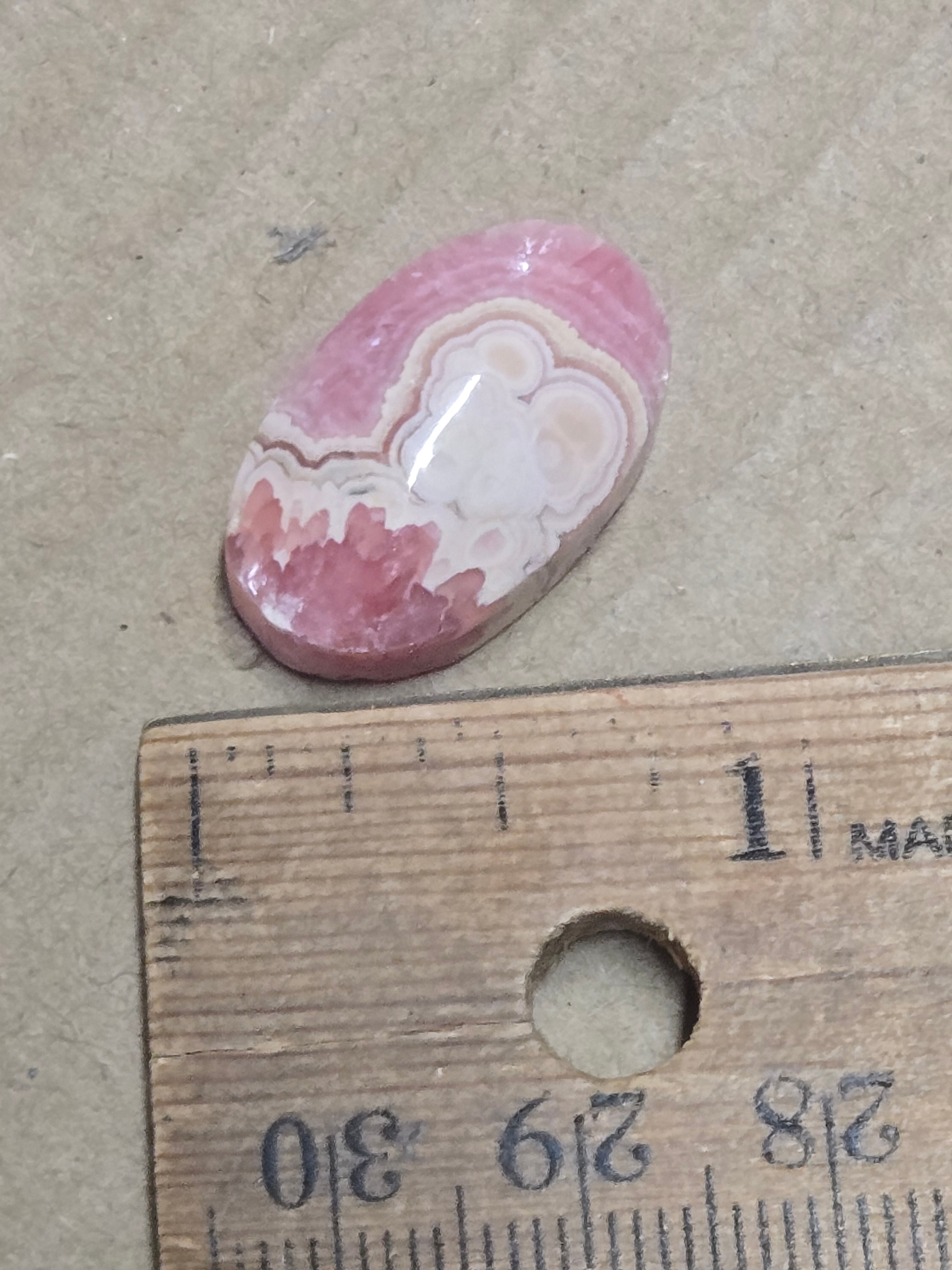 Rhodochrosite cabochon